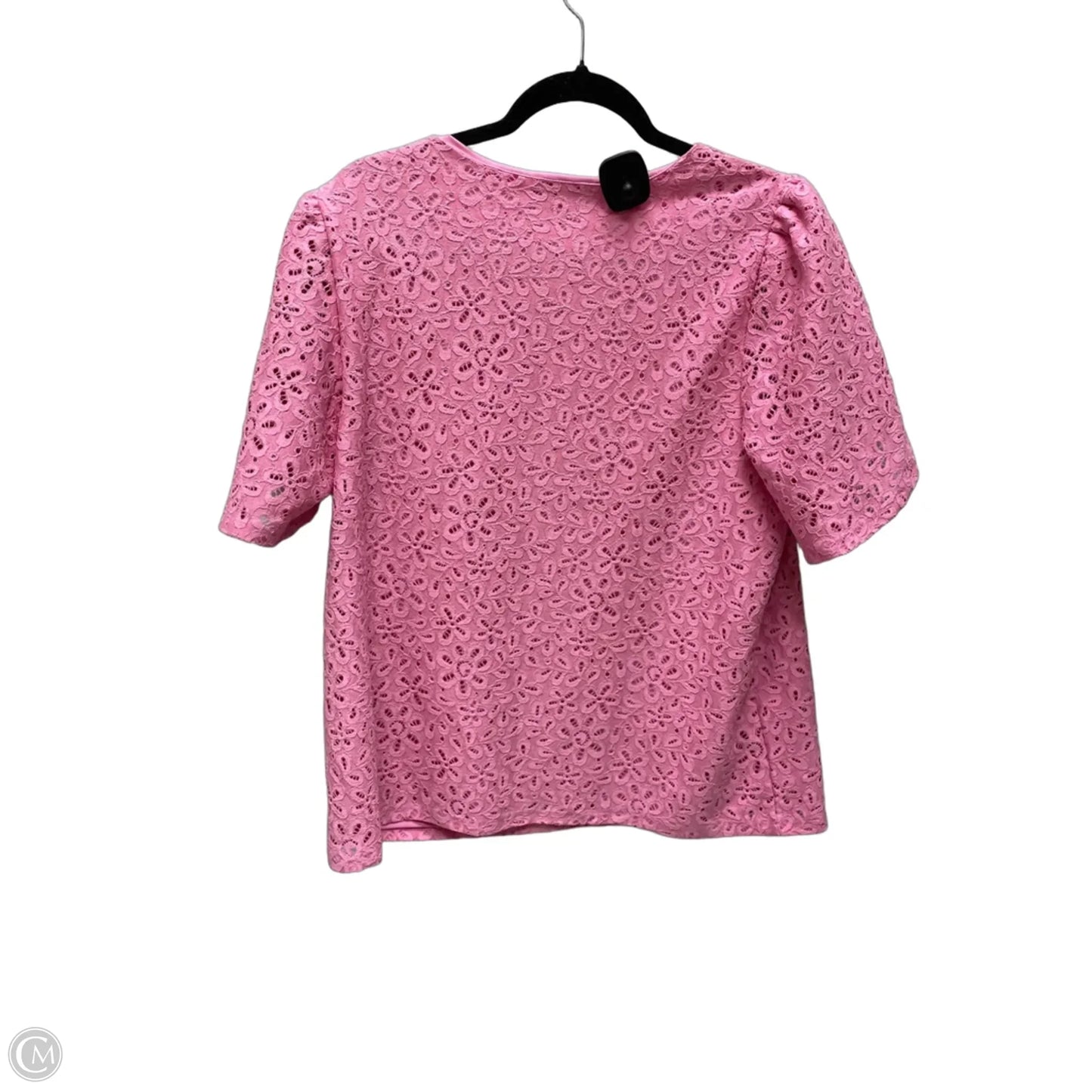 Top Short Sleeve By Charter Club In Pink, Size: 2x