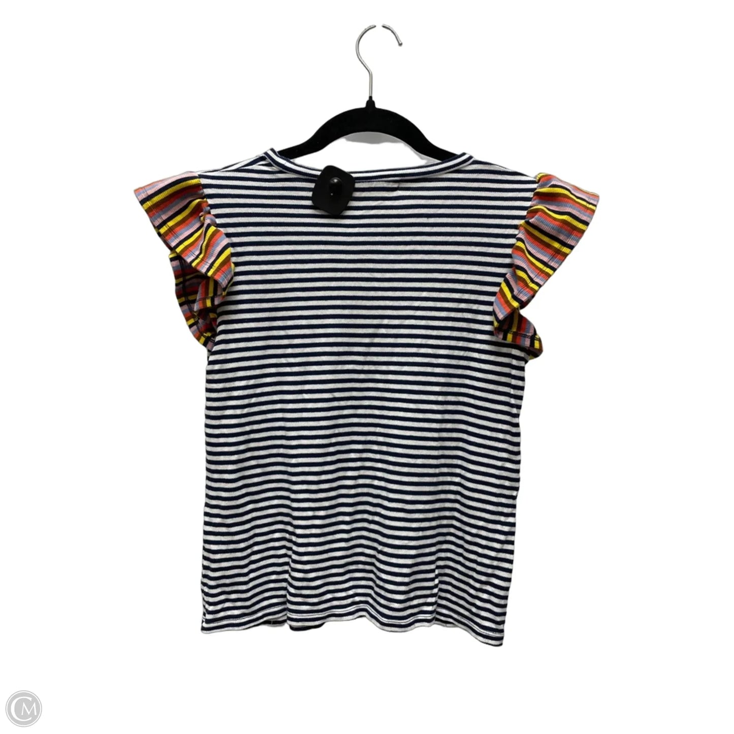 Top Short Sleeve By Thml In Striped Pattern, Size: Xs