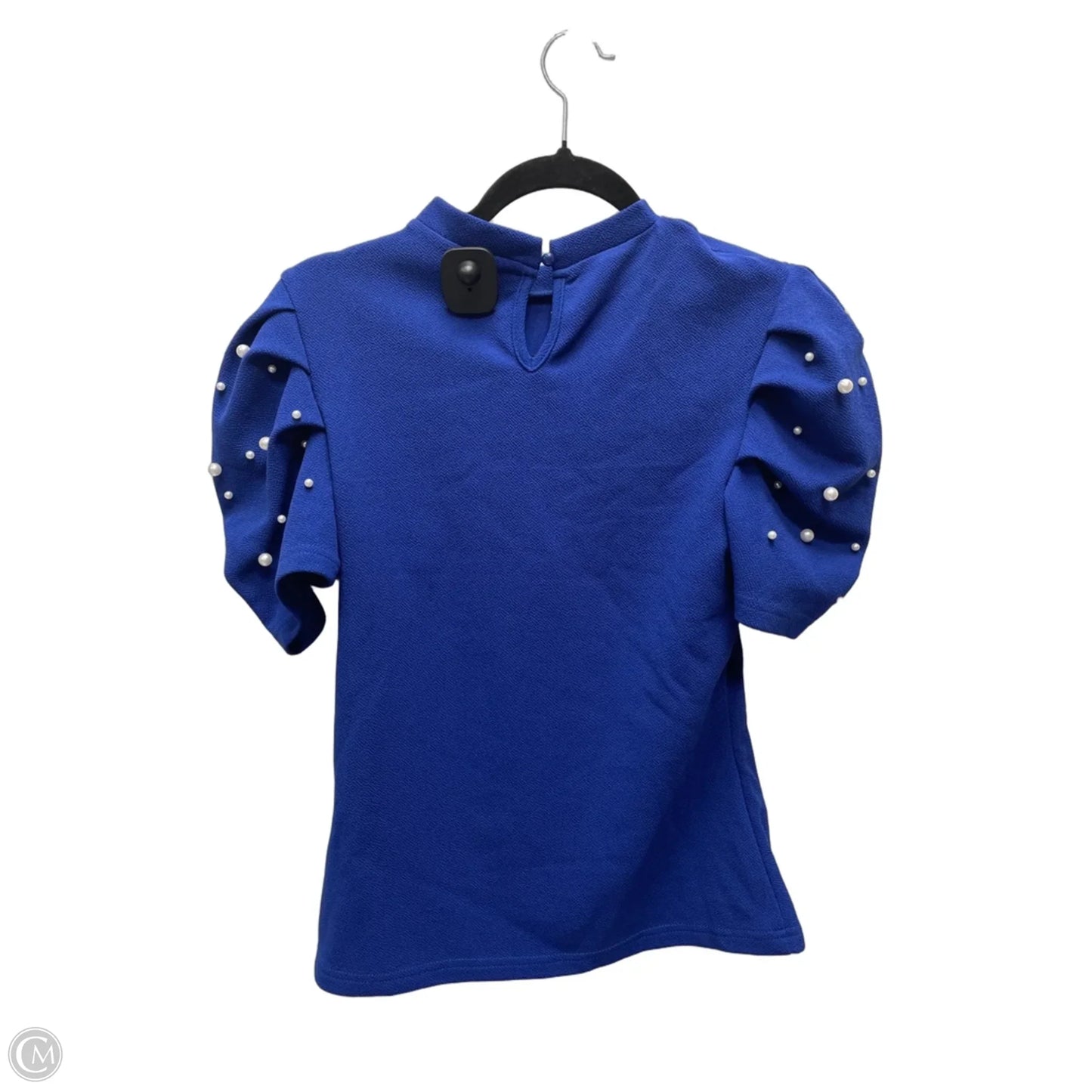 Top Short Sleeve By Shein In Blue, Size: M