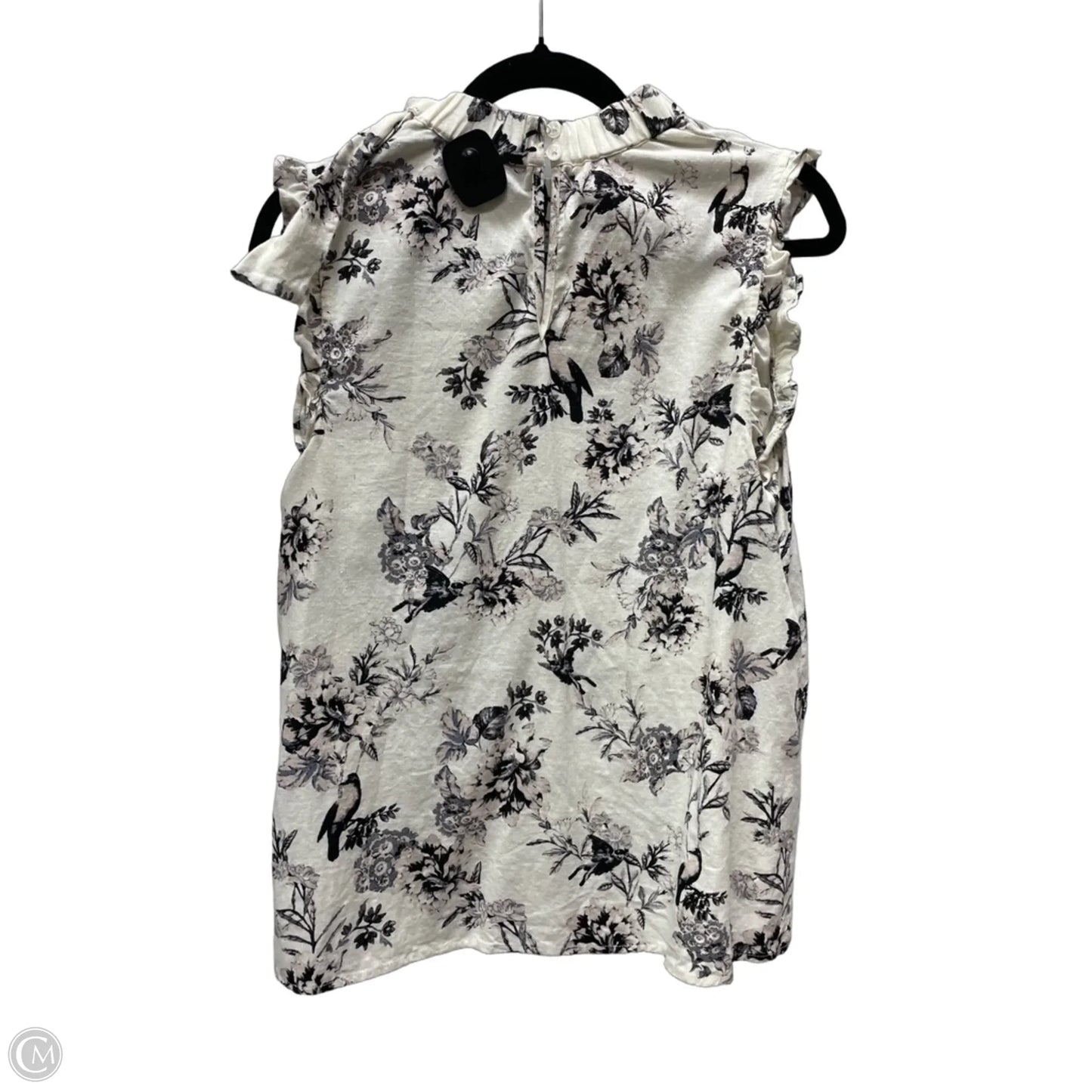 Top Sleeveless By Who What Wear In Floral Print, Size: L