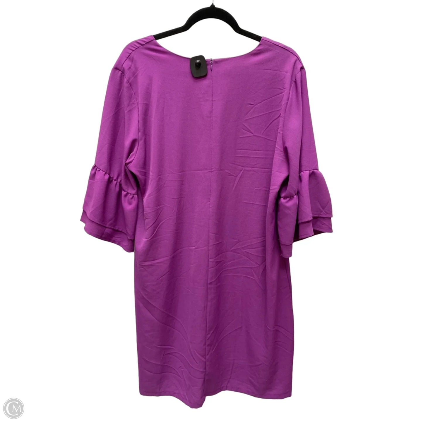 Dress Work By Clothes Mentor In Purple, Size: Xl