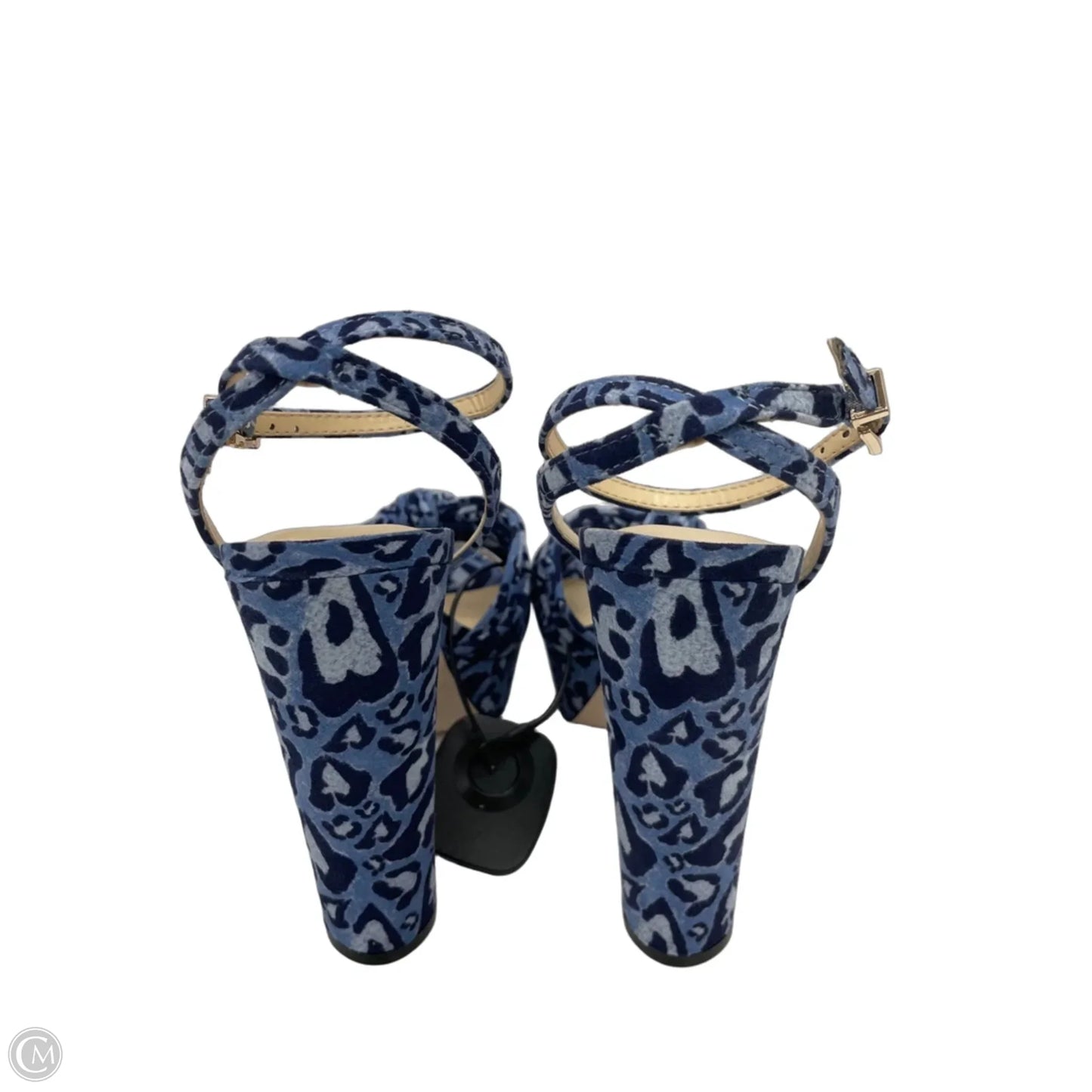 Sandals Heels Stiletto By Jessica Simpson In Animal Print, Size: 6