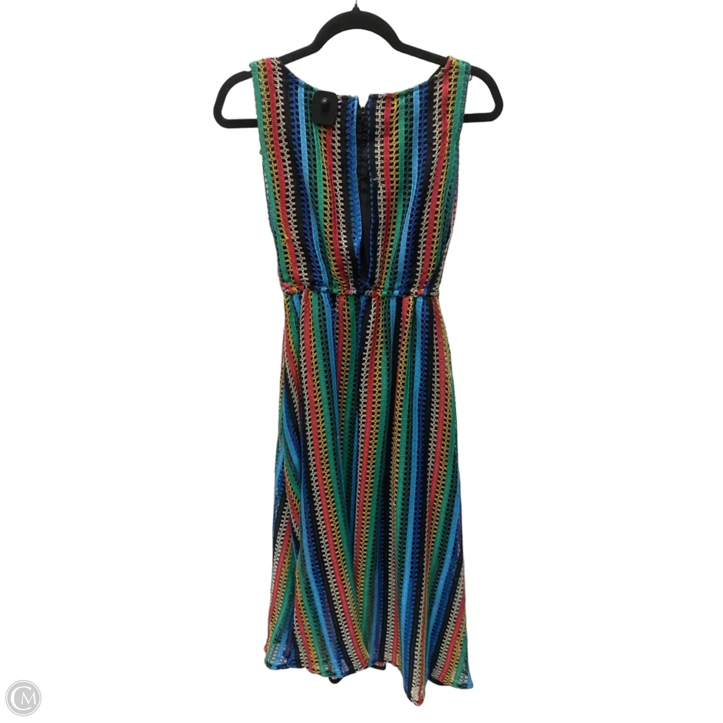 Dress Casual Midi By Eva Franco In Striped Pattern, Size: Xs