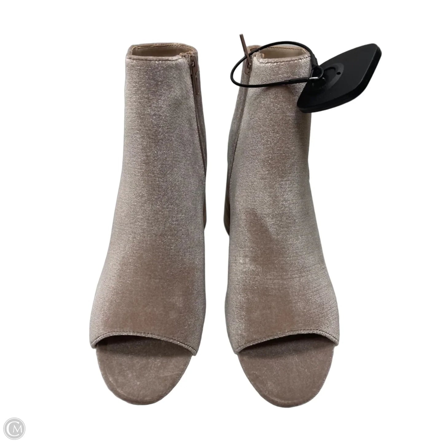 Boots Ankle Heels By Nine West In Taupe, Size: 7.5