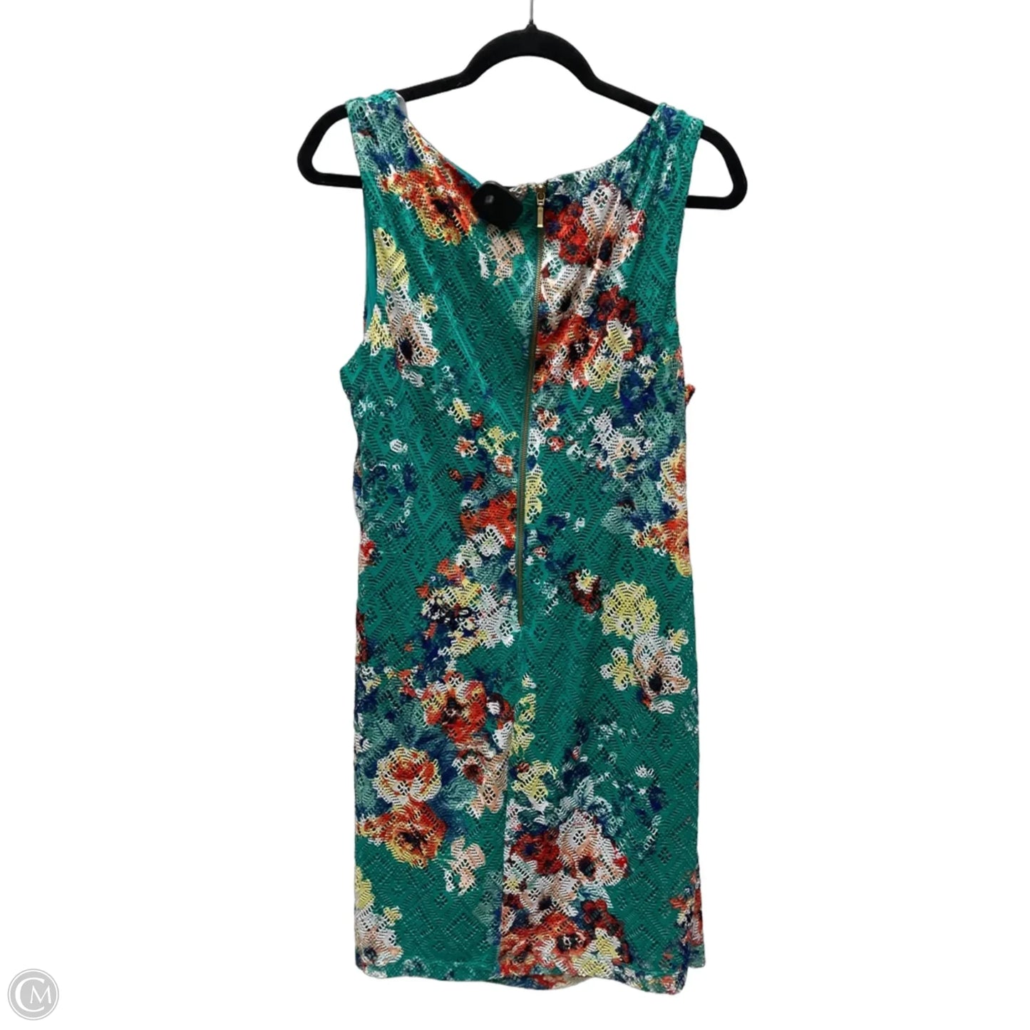 Dress Work By Bisou Bisou In Floral Print, Size: Xl