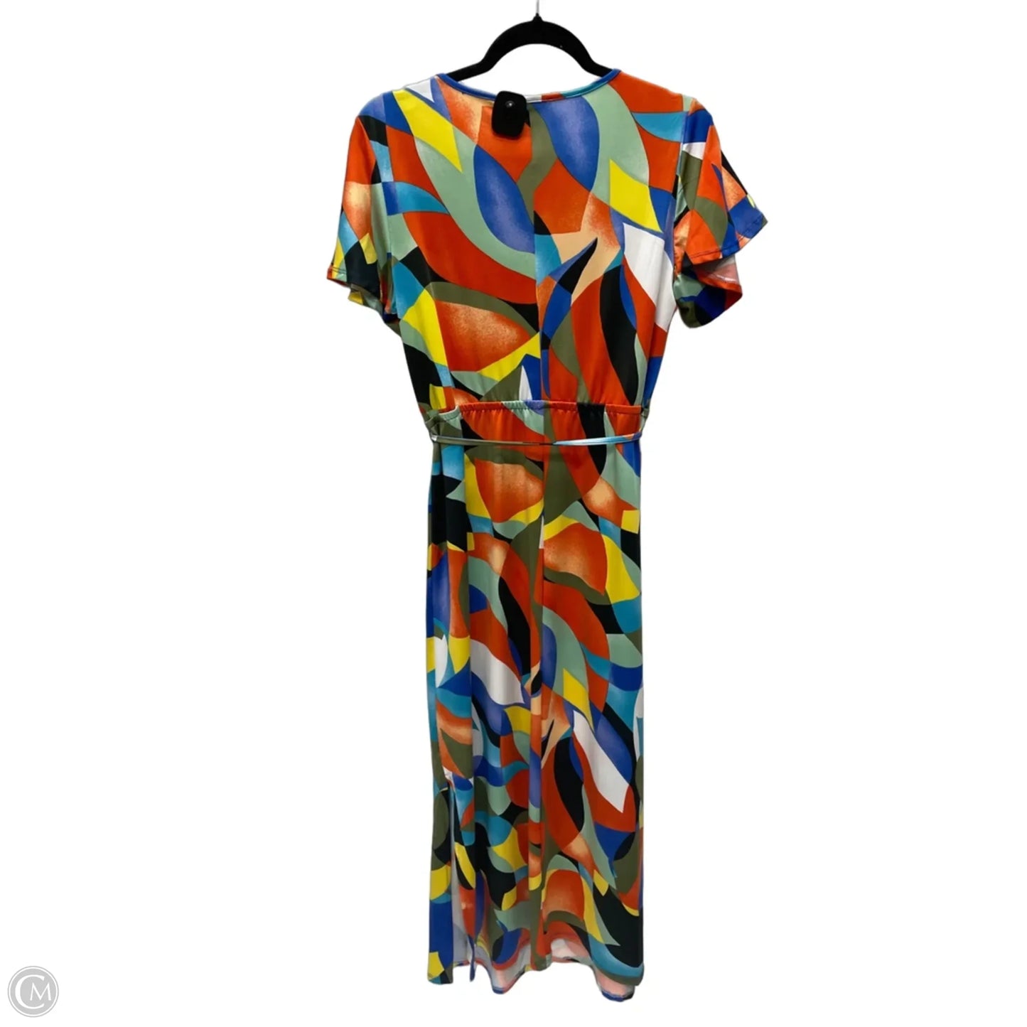 Dress Casual Maxi By Nina Leonard In Geometric Pattern, Size: M