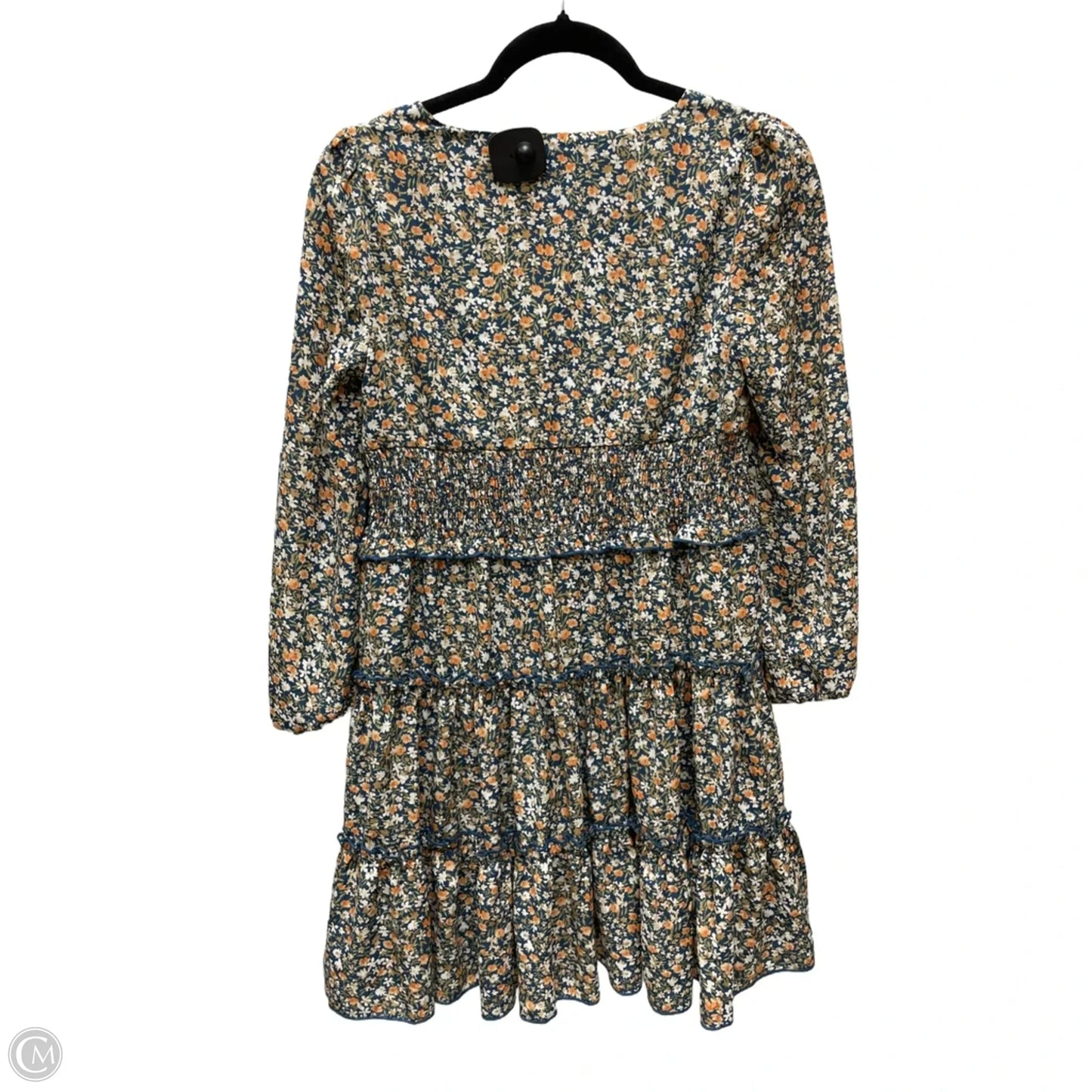 Dress Casual Short By Pink Lily In Floral Print, Size: S