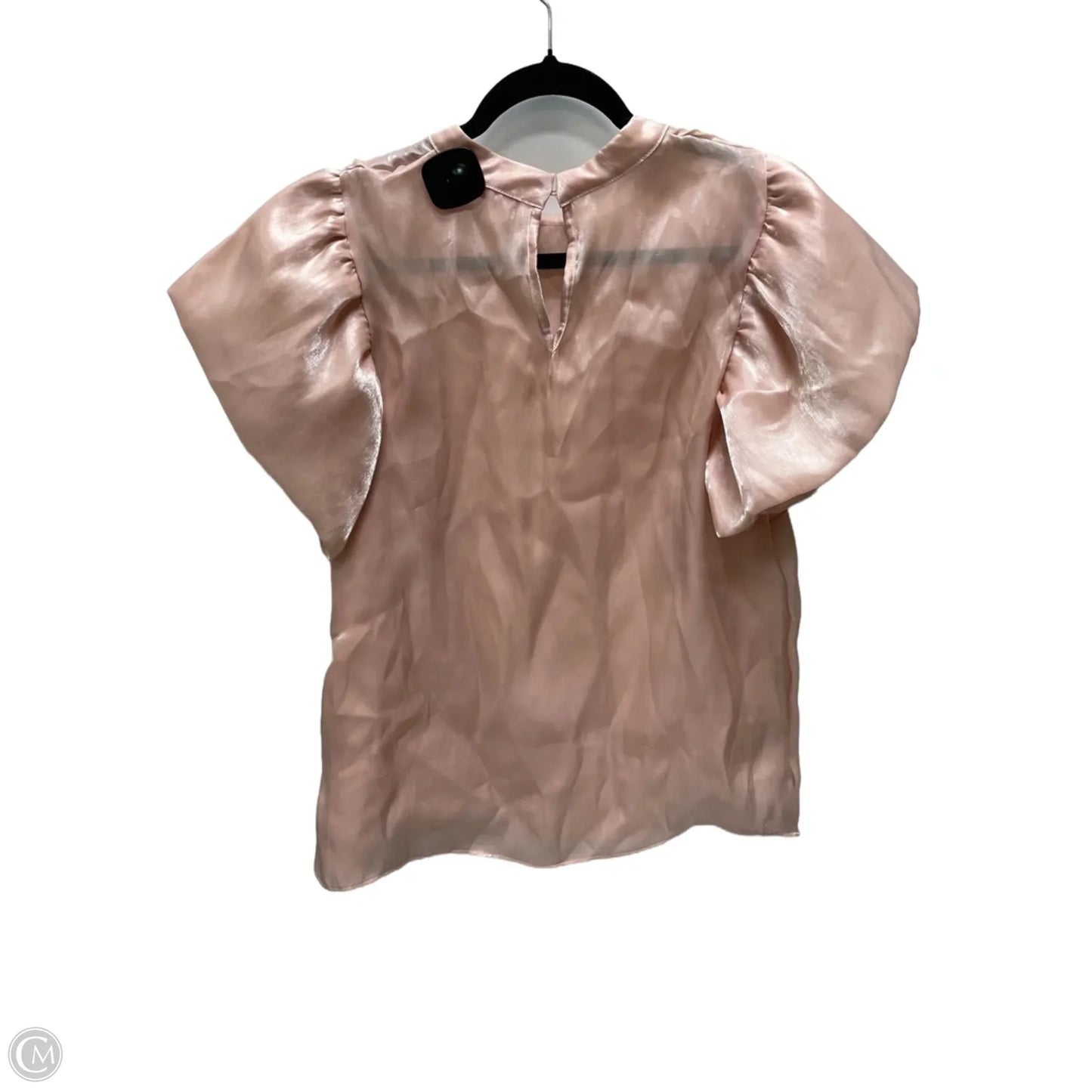 Blouse Short Sleeve By Ces Femme In Pink, Size: S