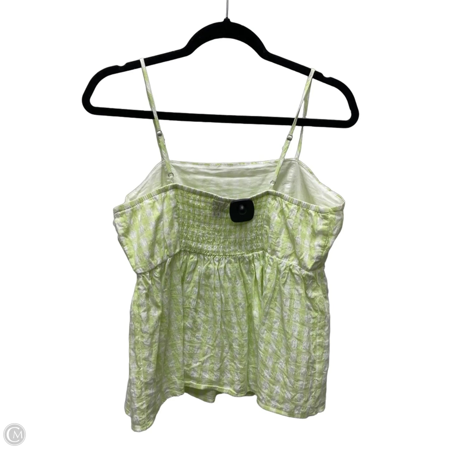 Top Sleeveless By Wild Fable In Checkered Pattern, Size: M