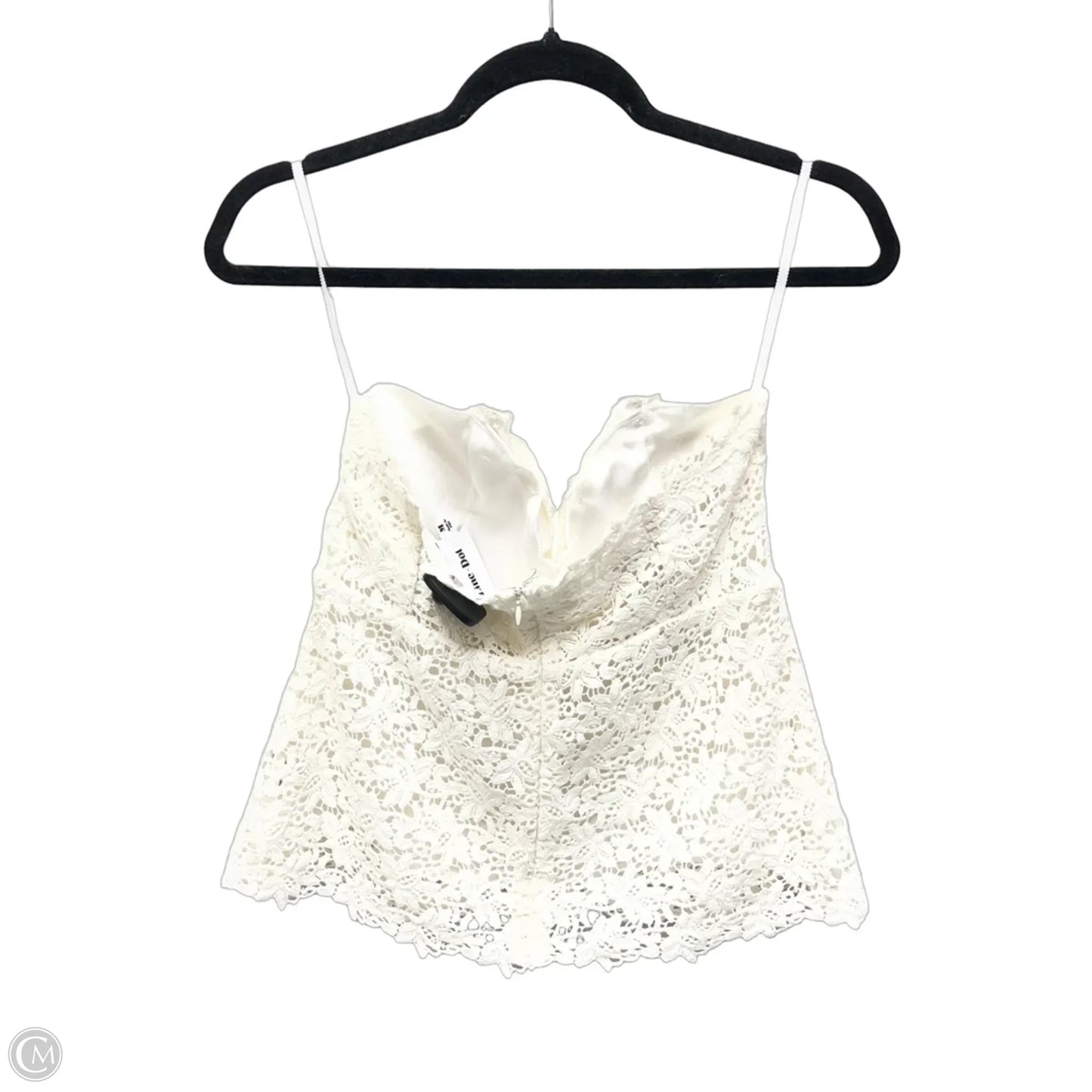 Top Sleeveless By Line & Dot In Cream, Size: M