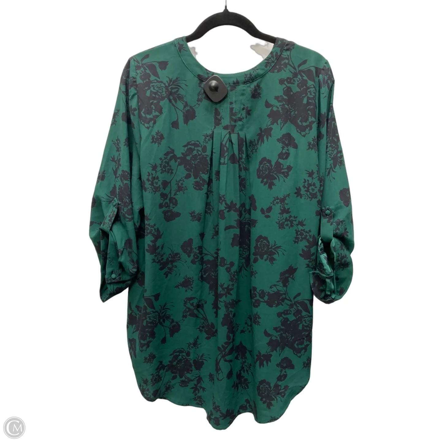 Tunic 3/4 Sleeve By 41 Hawthorn In Floral Print, Size: 2x