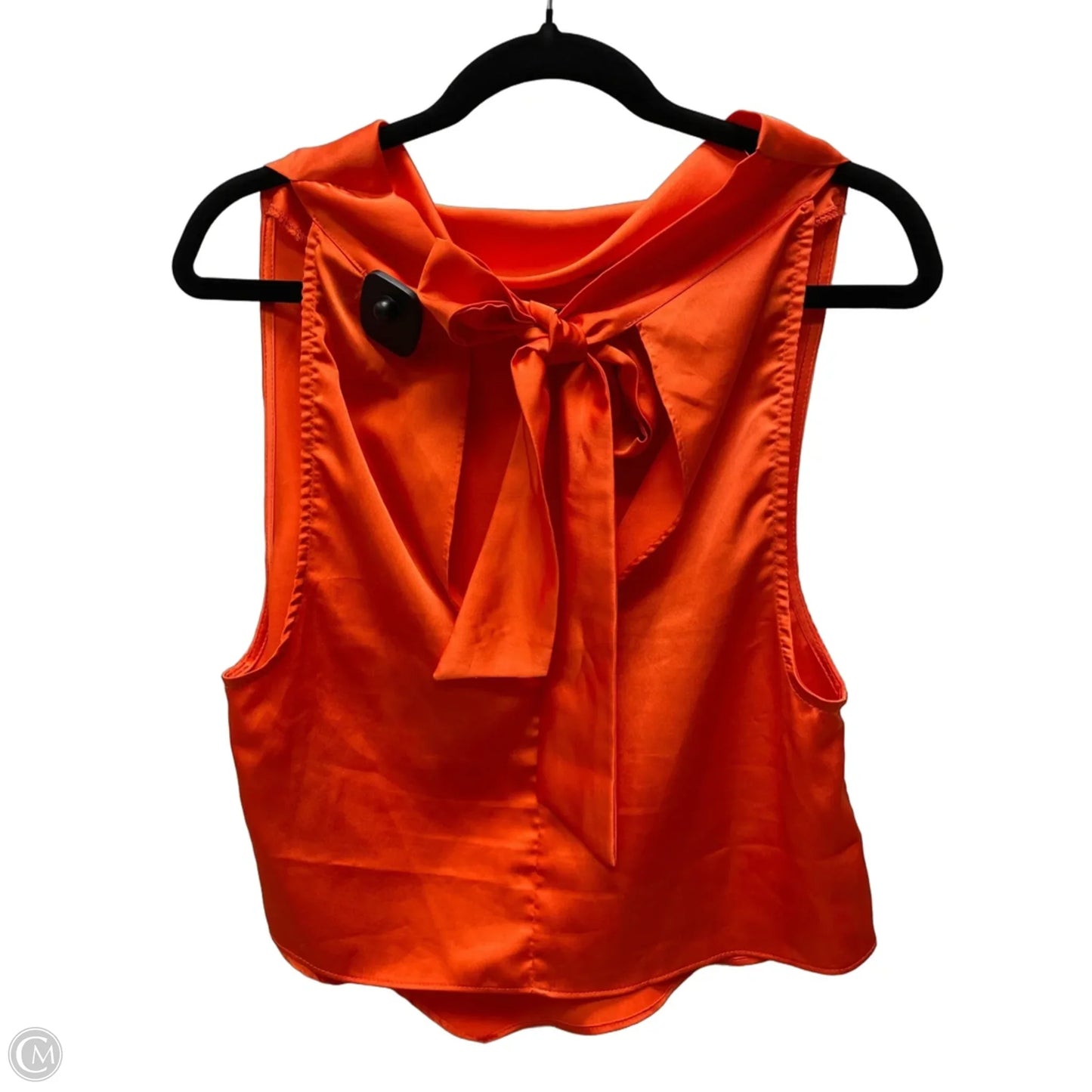 Blouse Sleeveless By Clothes Mentor In Orange, Size: M