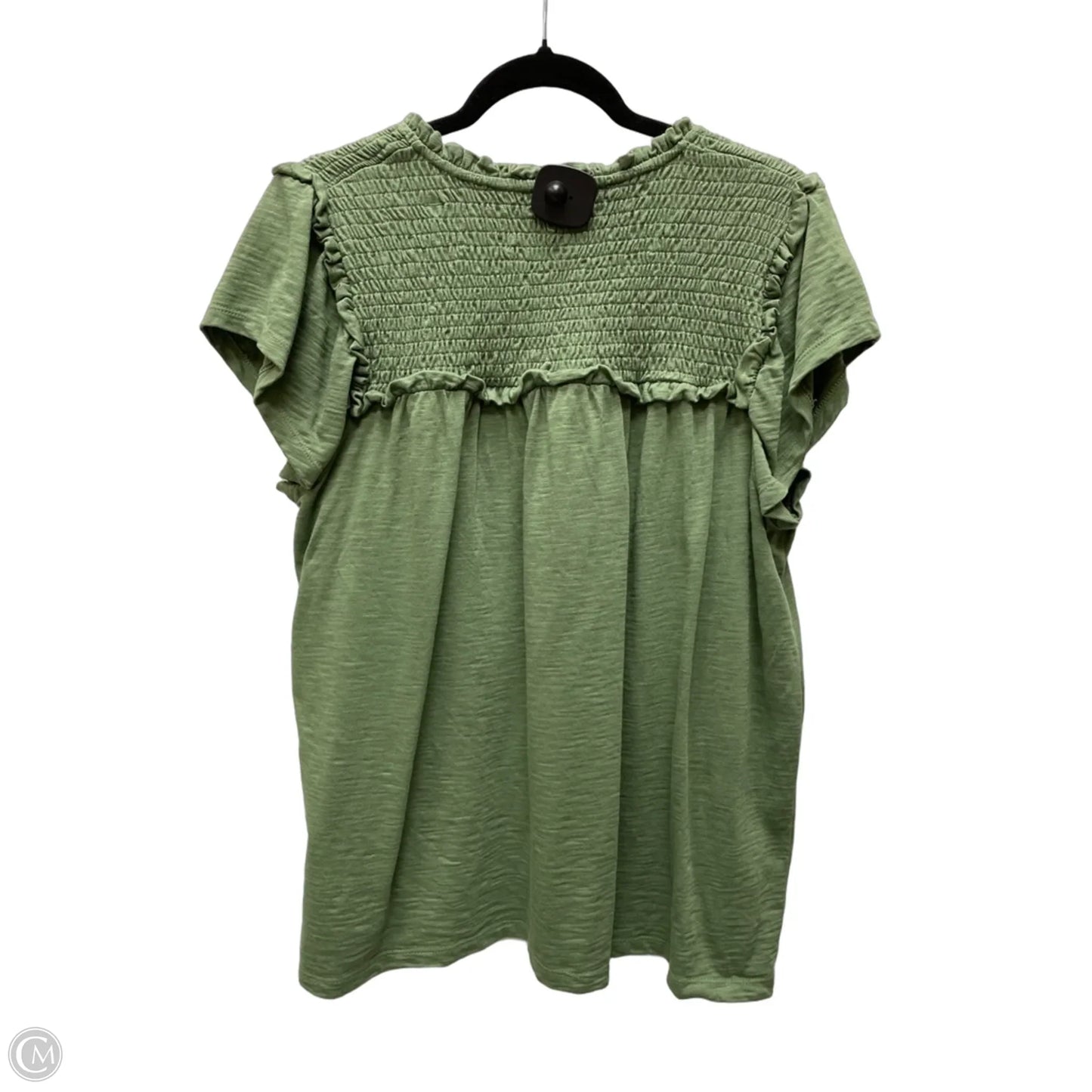 Top Short Sleeve By Crown And Ivy In Green, Size: Xl