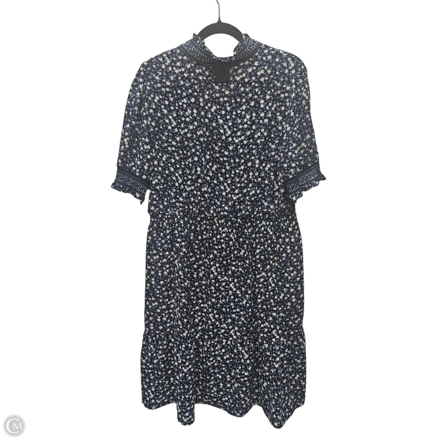 Dress Casual Short By London Times In Floral Print, Size: L