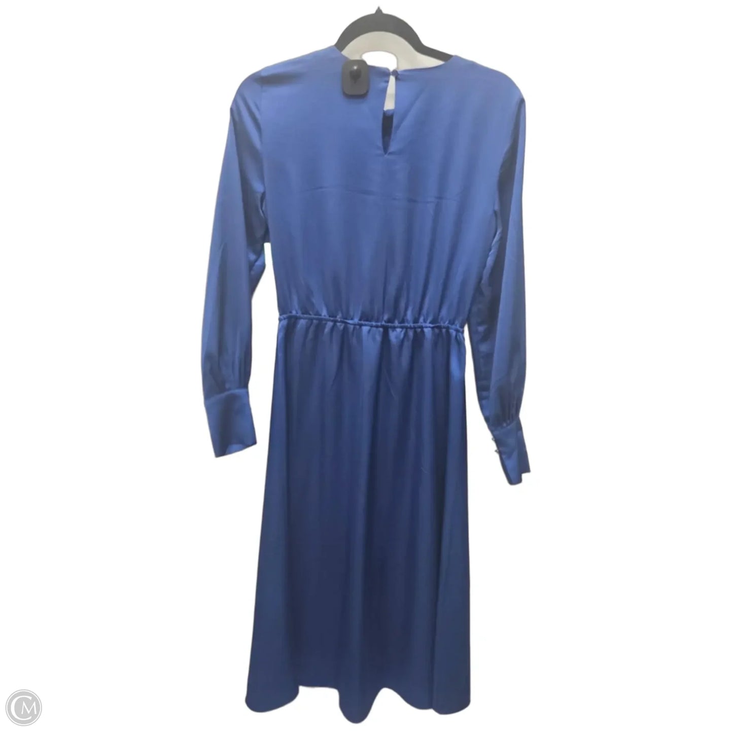 Dress Casual Midi By H&m In Blue, Size: Xs