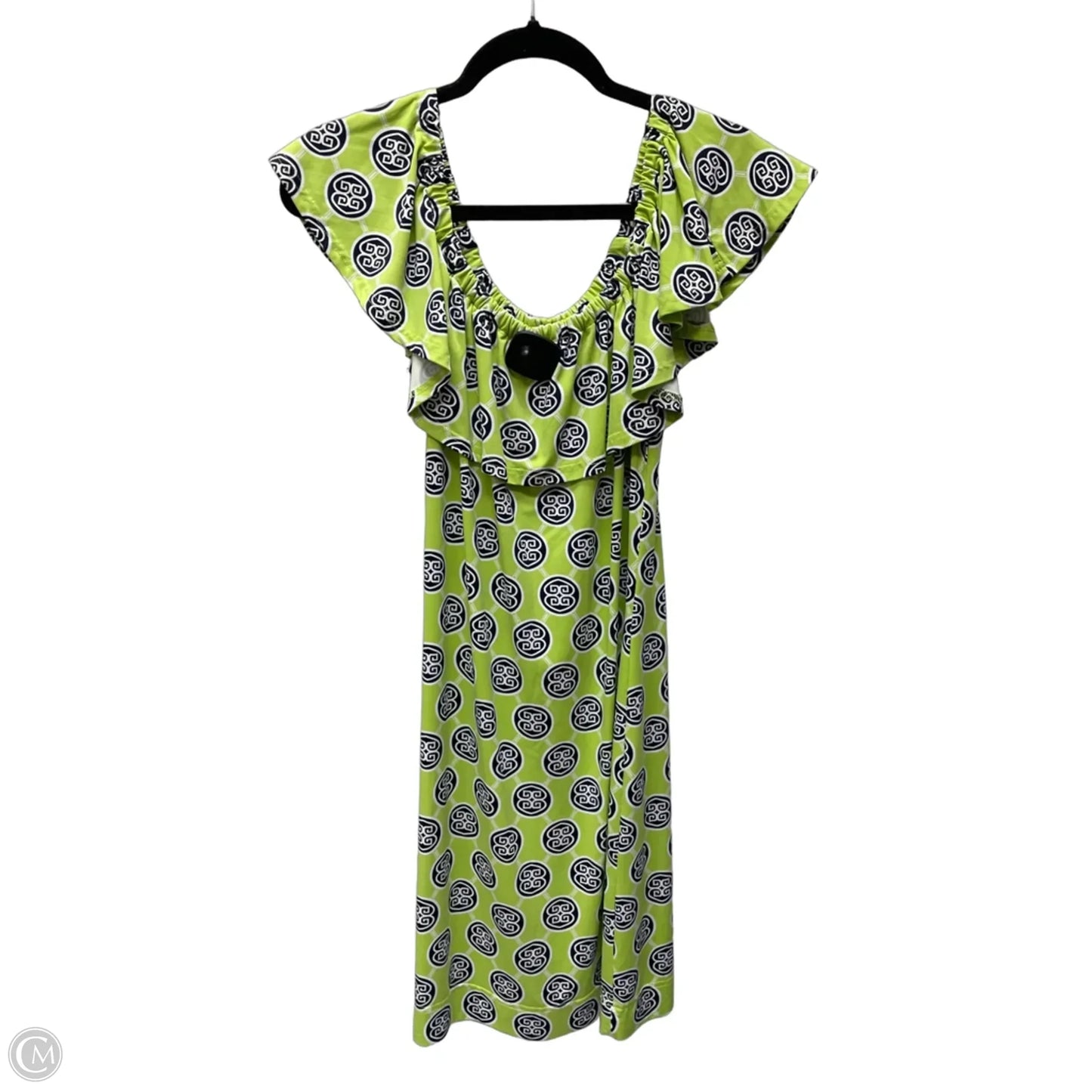 Dress Casual Short By Lulu B In Geometric Pattern, Size: Xl