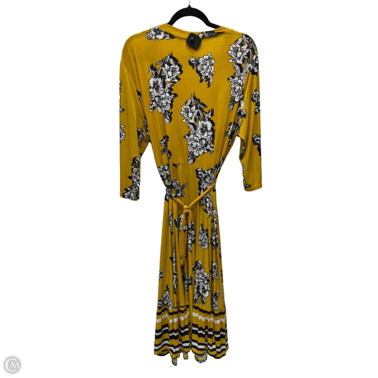 Dress Casual Maxi By Mlle Gabrielle In Floral Print, Size: 3x