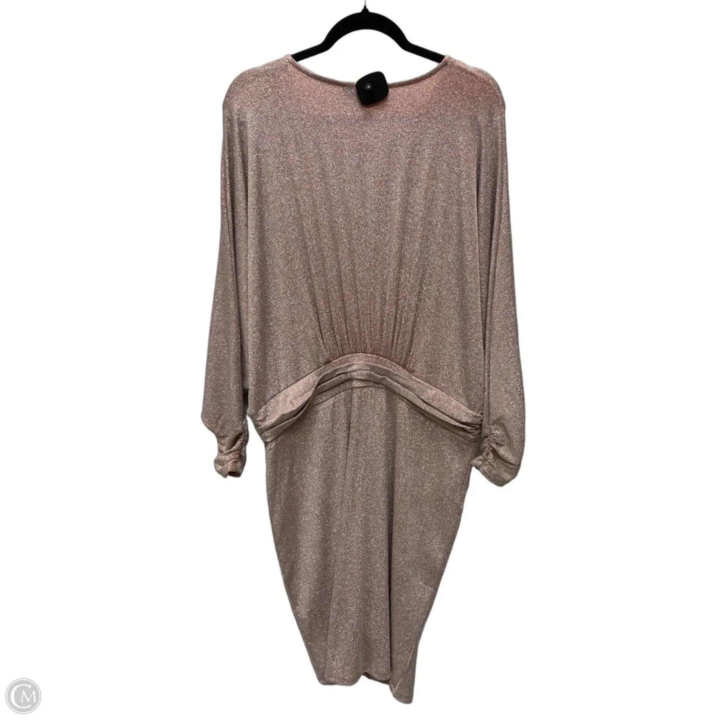 Dress Party Short By Eloquii In Rose Gold, Size: Xl