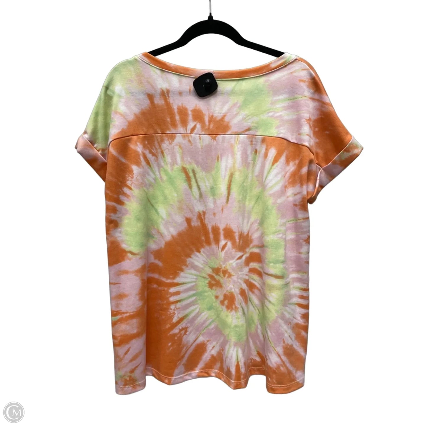 Top Short Sleeve By My Story In Tie Dye Print, Size: M
