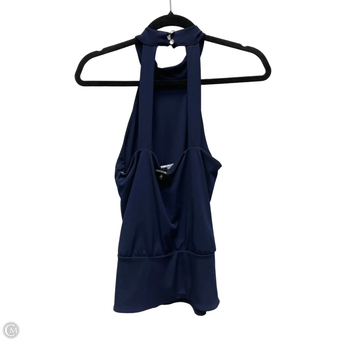 Blouse Sleeveless By Boston Proper In Navy, Size: Xs