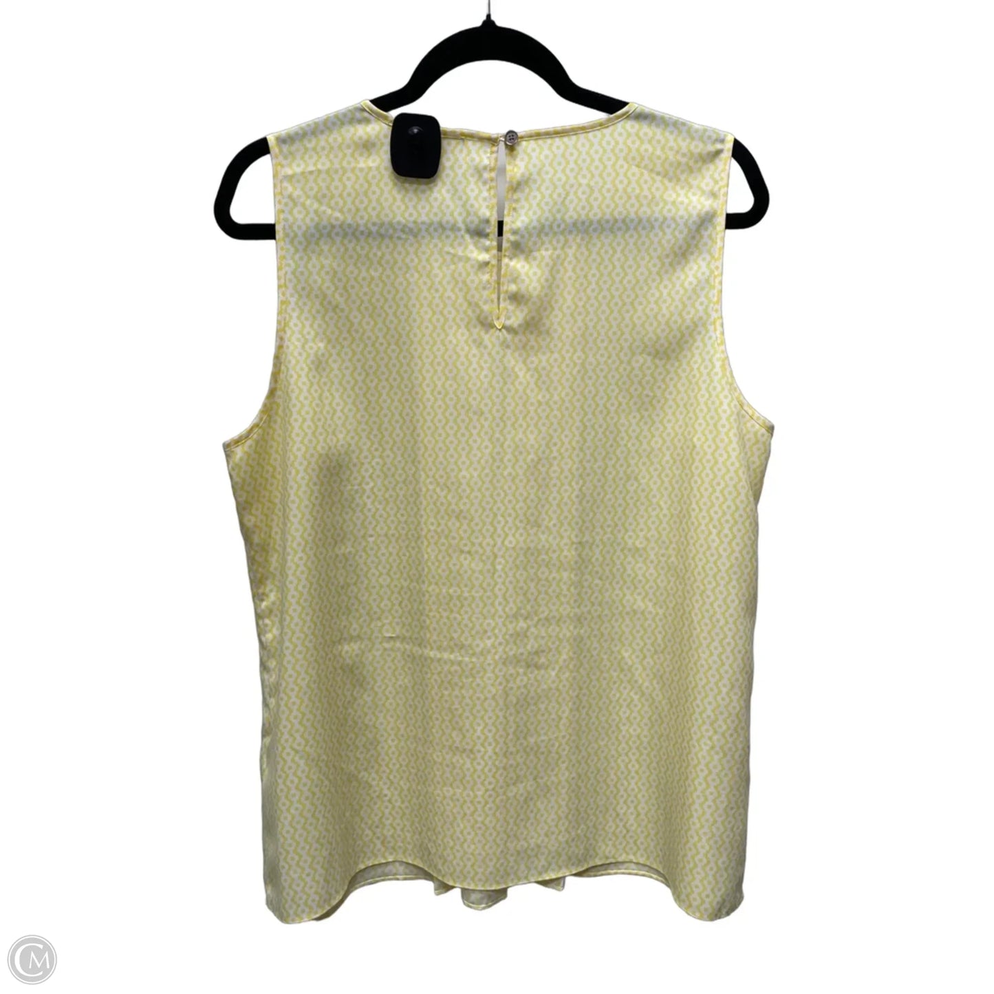 Top Sleeveless By Michael By Michael Kors In Geometric Pattern, Size: L