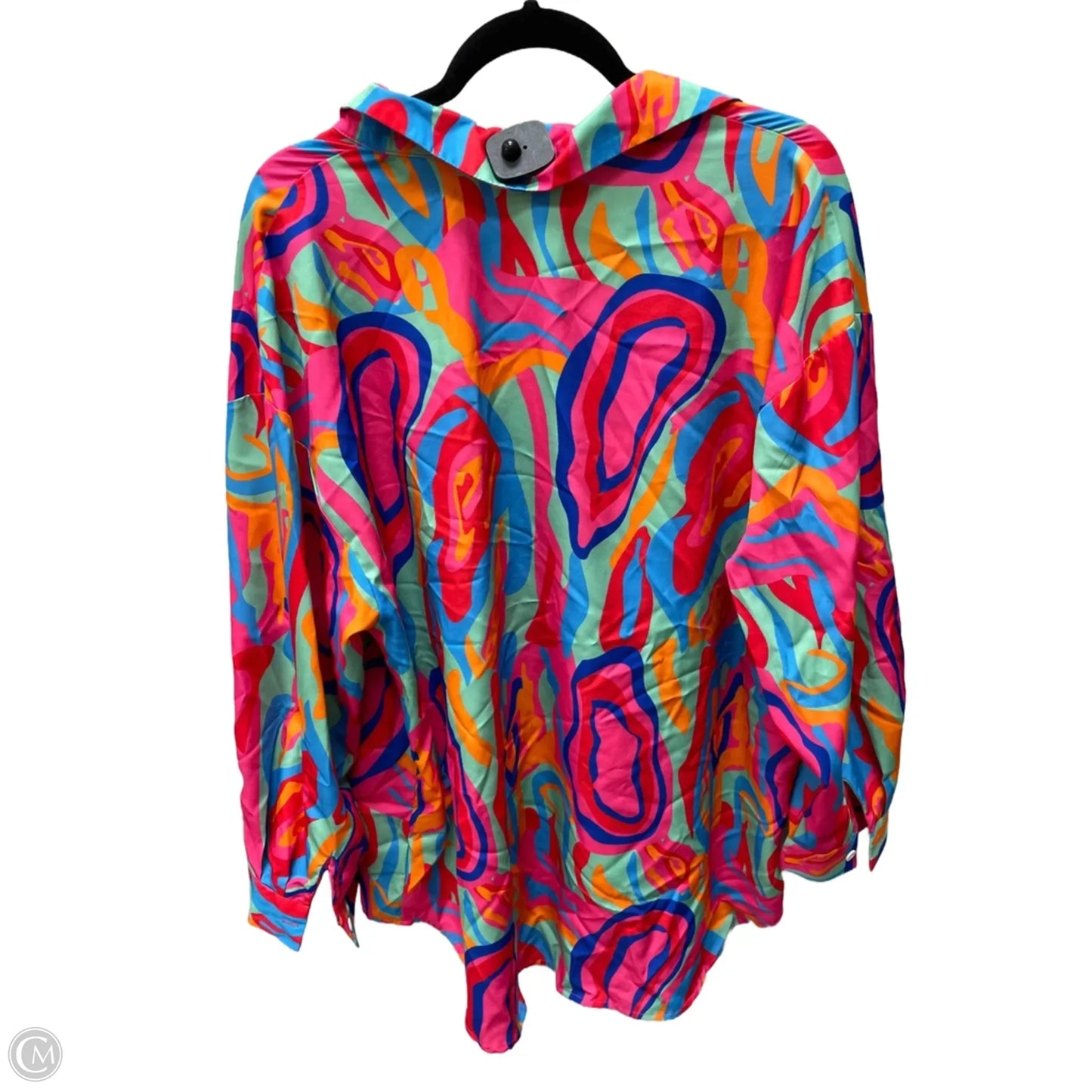 Top Long Sleeve By Shein In Multi-colored, Size: 2x