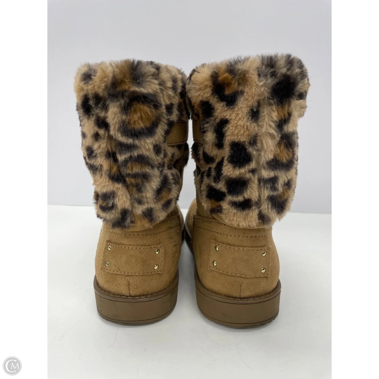 Boots Snow By Clothes Mentor In Tan, Size: 7