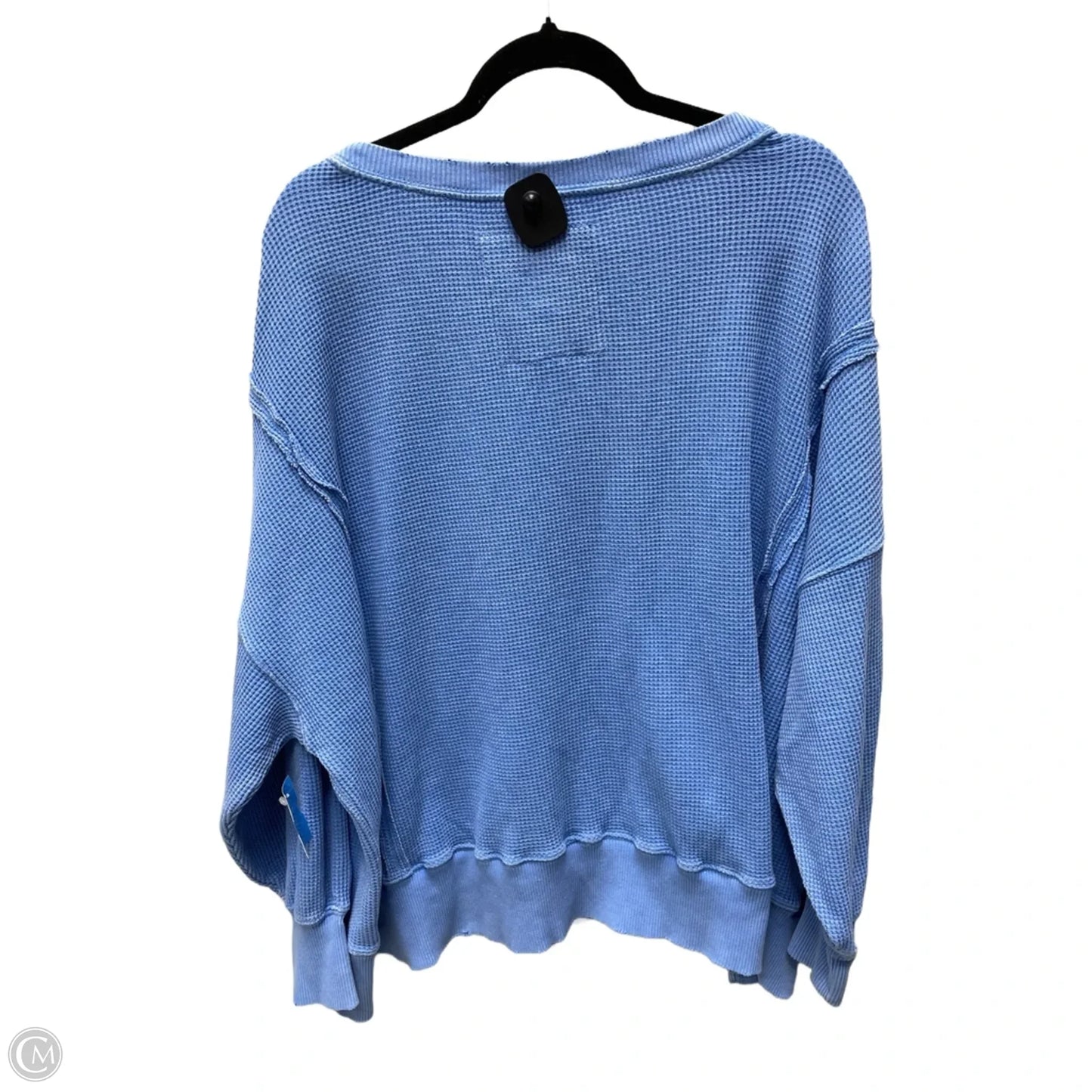Top Long Sleeve By American Eagle In Blue, Size: L