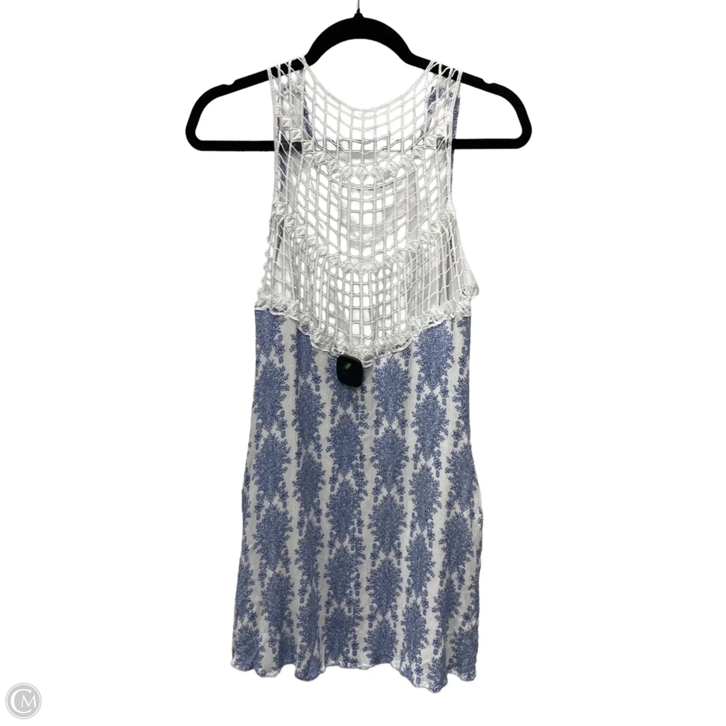 Dress Casual Short By Entro In Blue & White, Size: L