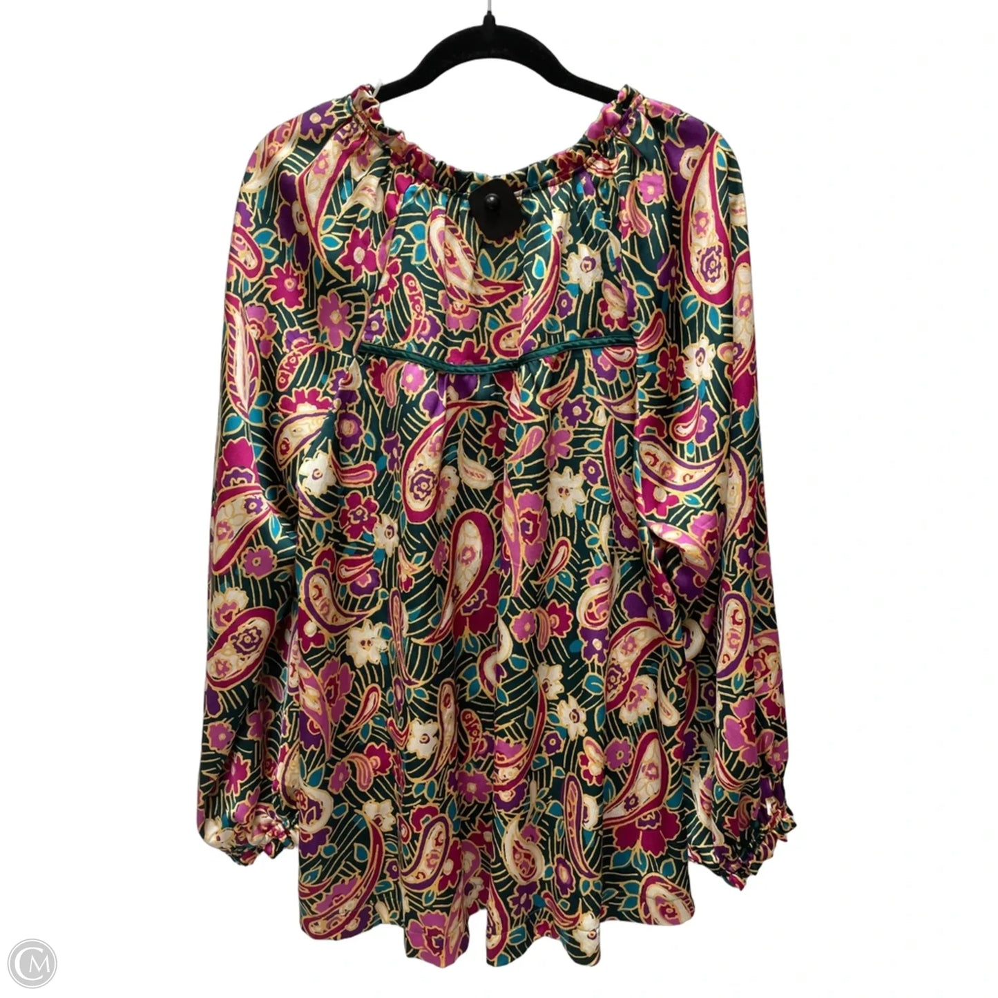 Top Long Sleeve By Umgee In Floral Print, Size: 2x