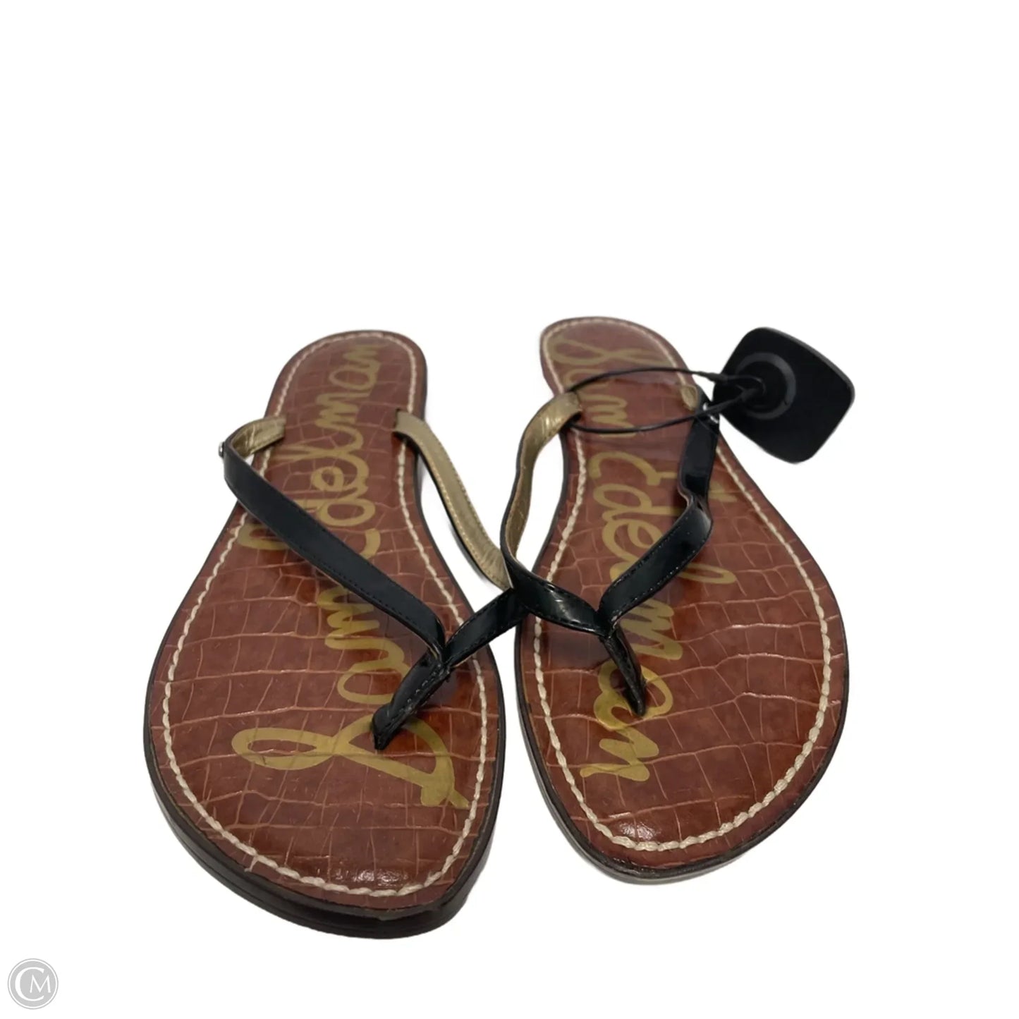 Sandals Flats By Sam Edelman In Black & Brown, Size: 6.5