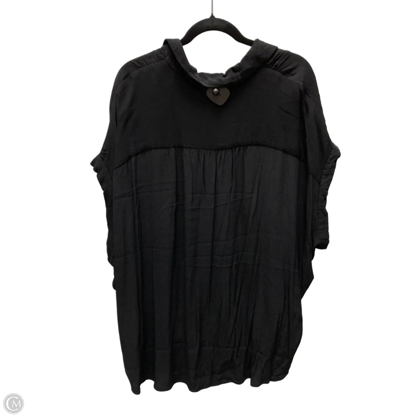 Top Short Sleeve By Madewell In Black, Size: 3x
