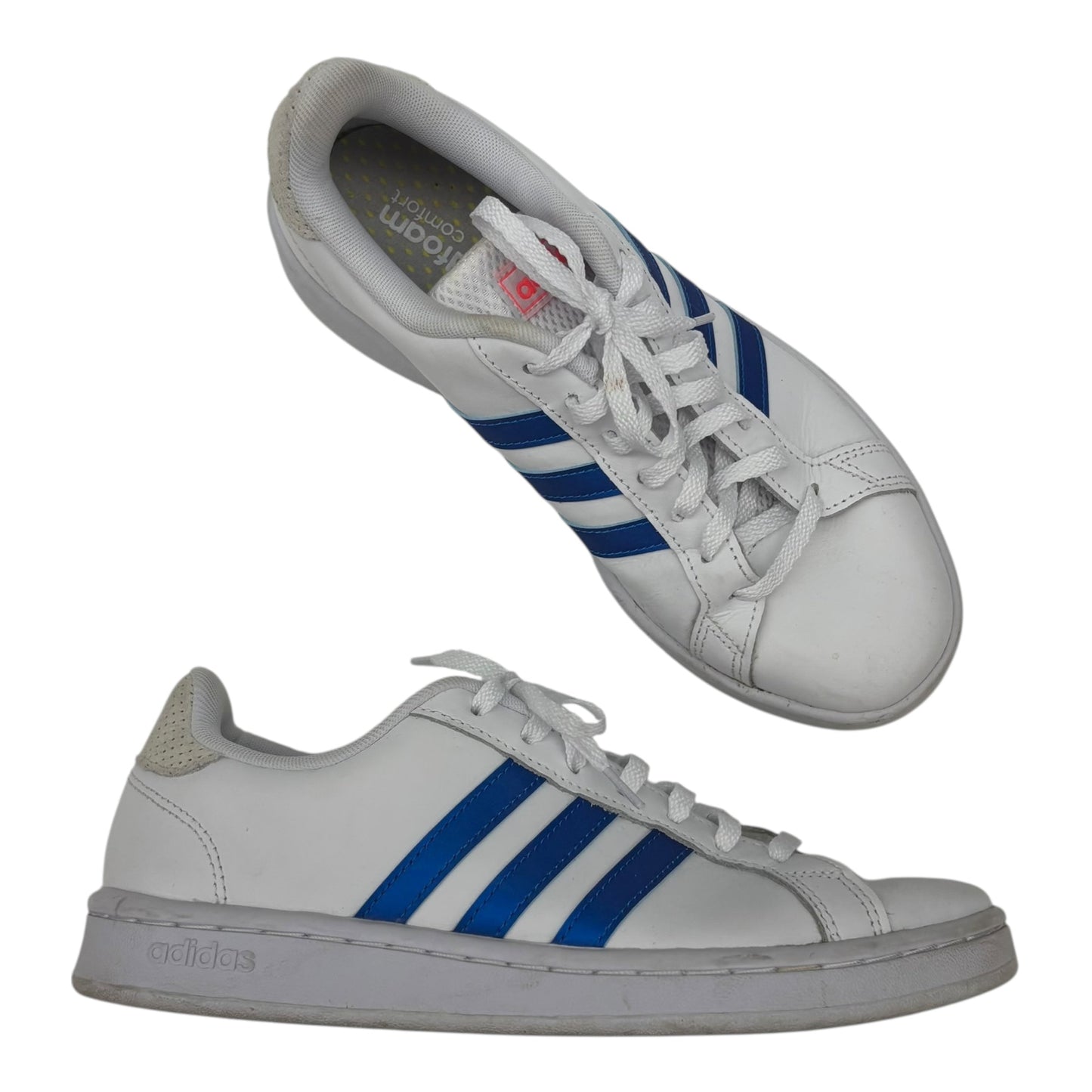 Shoes Sneakers By Adidas In Blue & White, Size:7.5