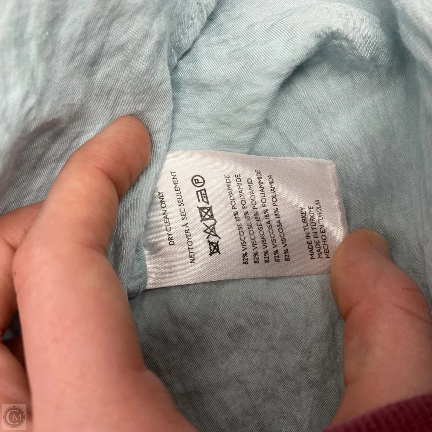 Tunic Short Sleeve By Anthropologie In Teal, Size: M