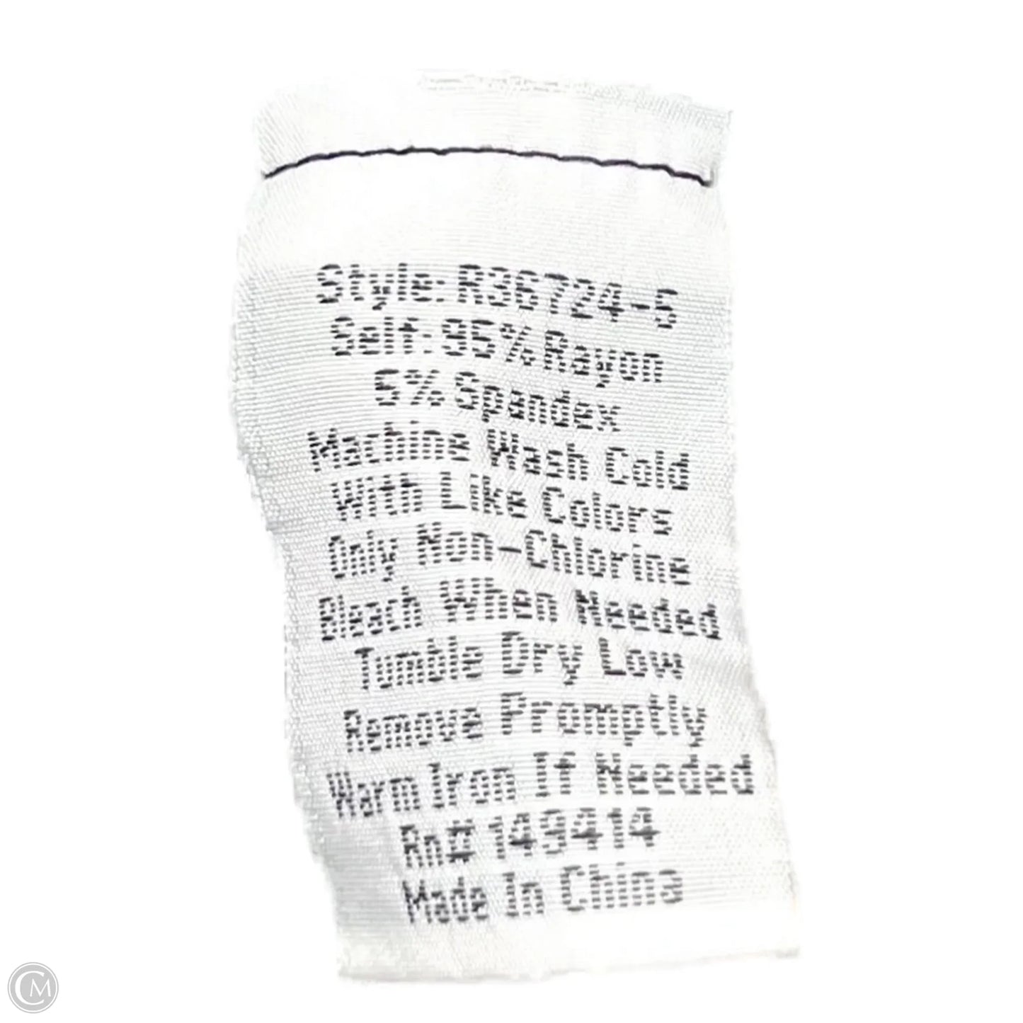 Dress Casual Short By Johnny Was In Floral Print, Size: L