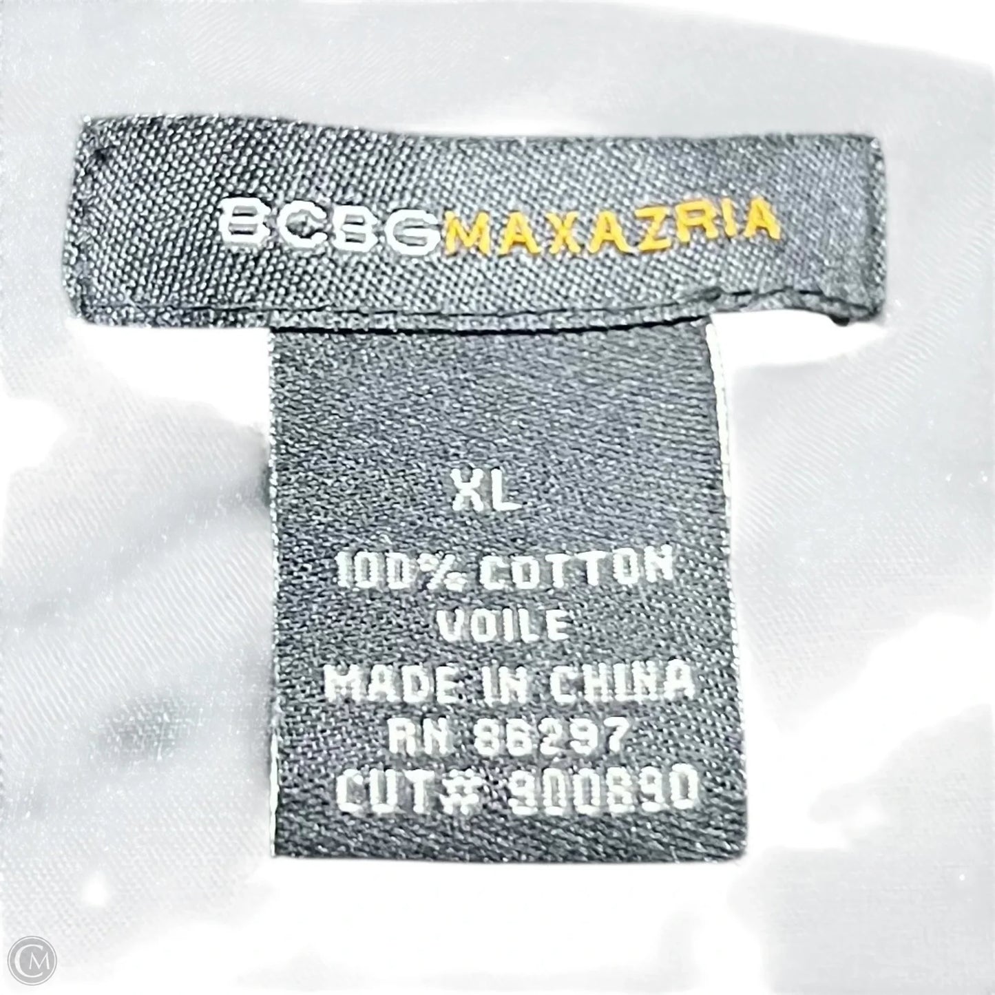 Top Short Sleeve By Bcbgmaxazria In Black, Size: Xl