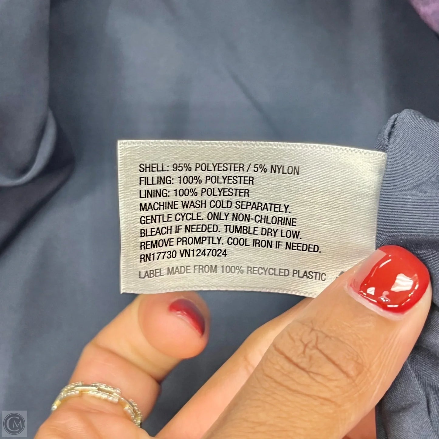 Coat Puffer & Quilted By Target-designer In Purple, Size: Xs