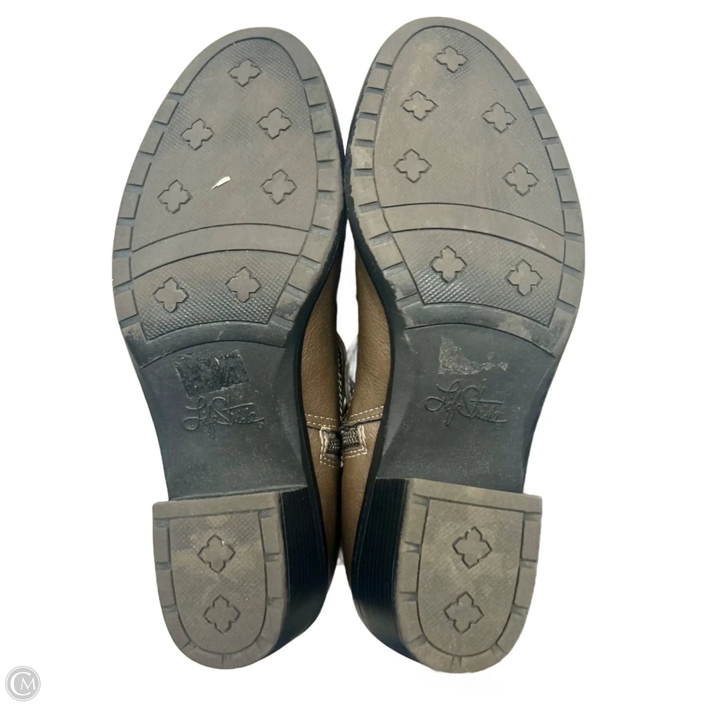 Boots Ankle Heels By Life Stride In Taupe, Size: 7