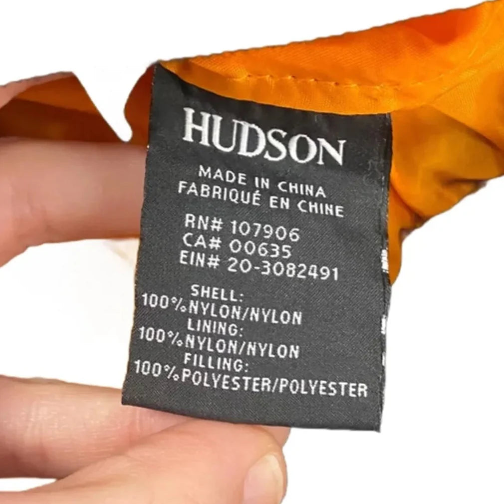 Coat Puffer & Quilted By Hudson In Green, Size: M