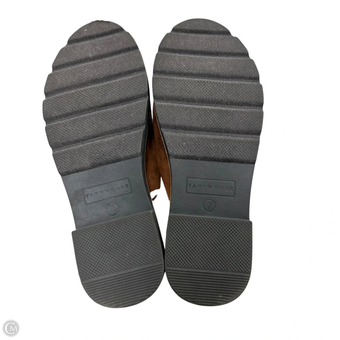 Shoes Heels Platform By Taryn Rose Shoes In Brown, Size: 7