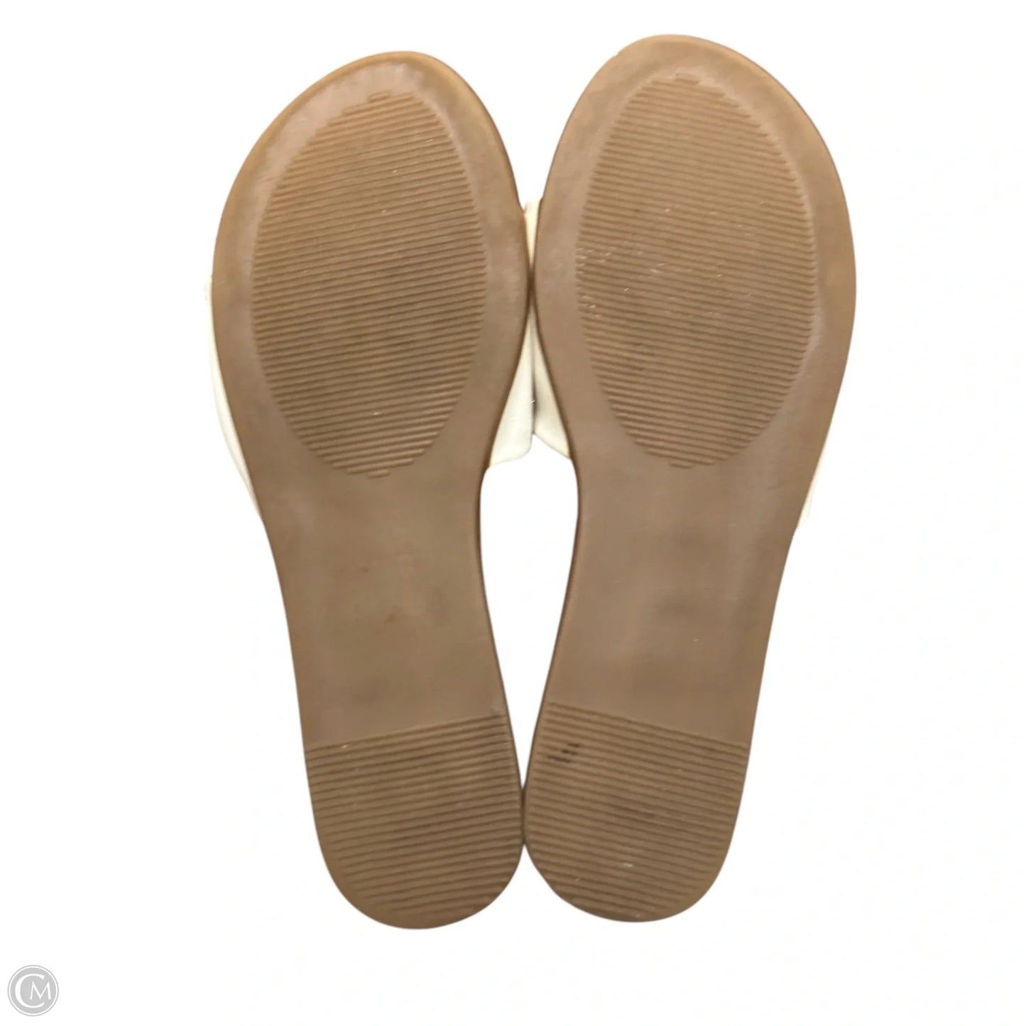 Sandals Flats By Madden Girl In Cream, Size: 6