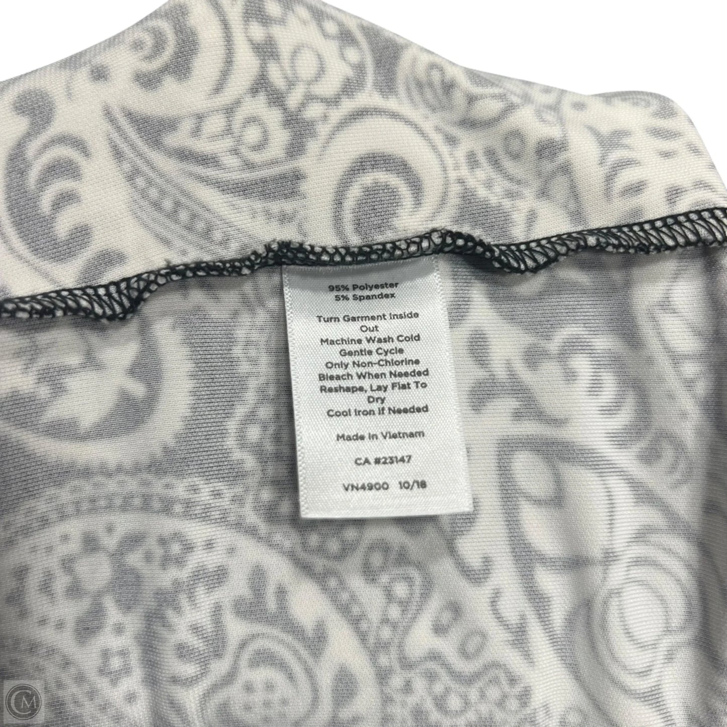 Skirt Maxi By Talbots In Black & White, Size: 22