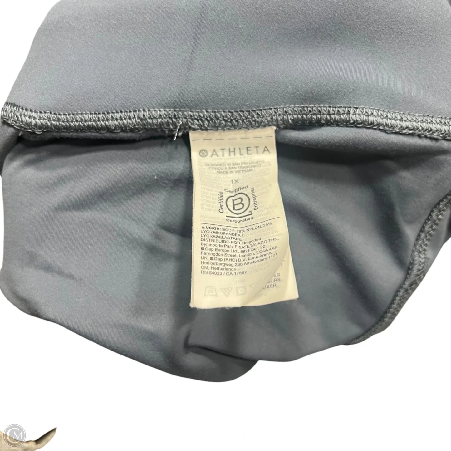 Athletic Leggings By Athleta In Grey, Size: 18