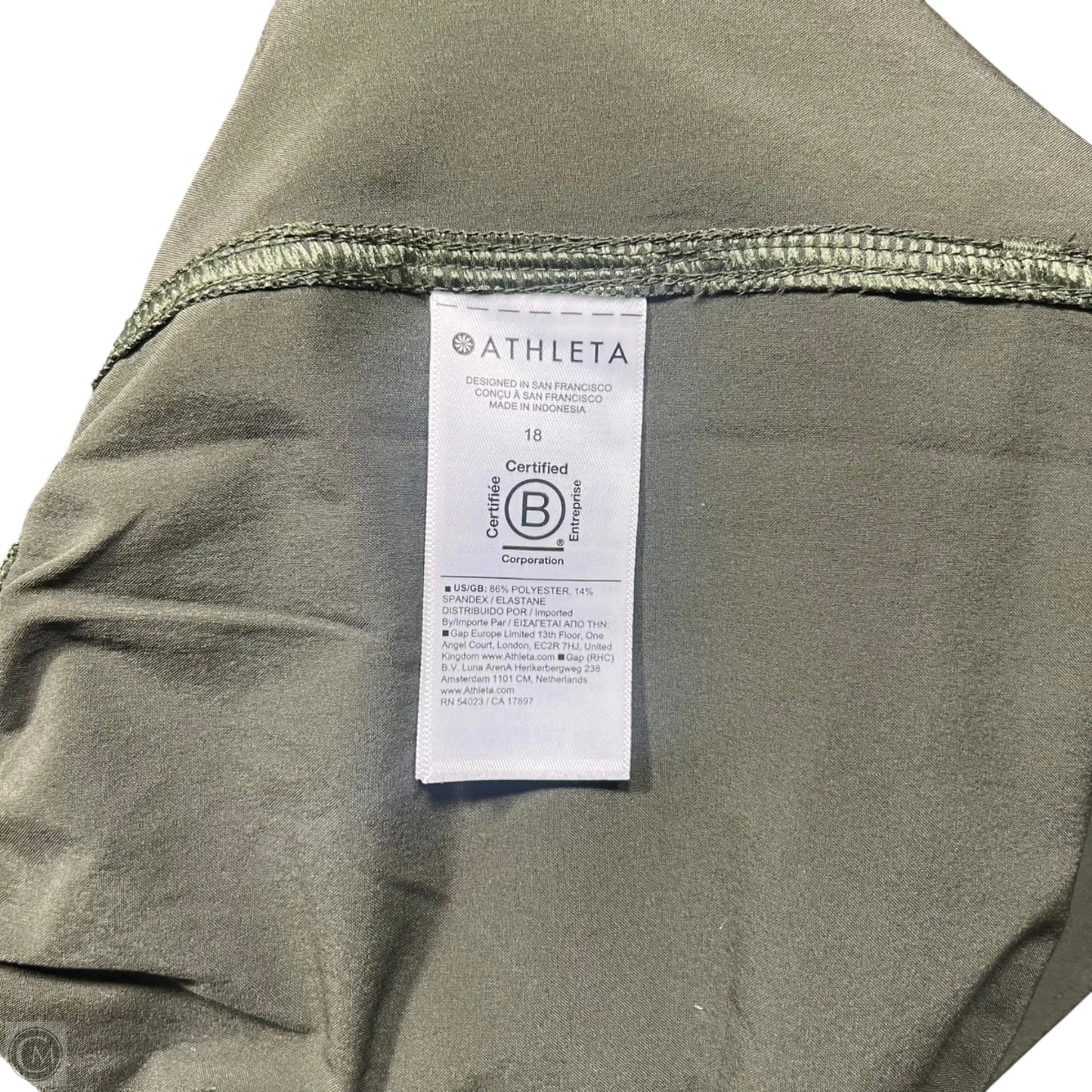 Athletic Pants By Athleta In Green, Size: 18