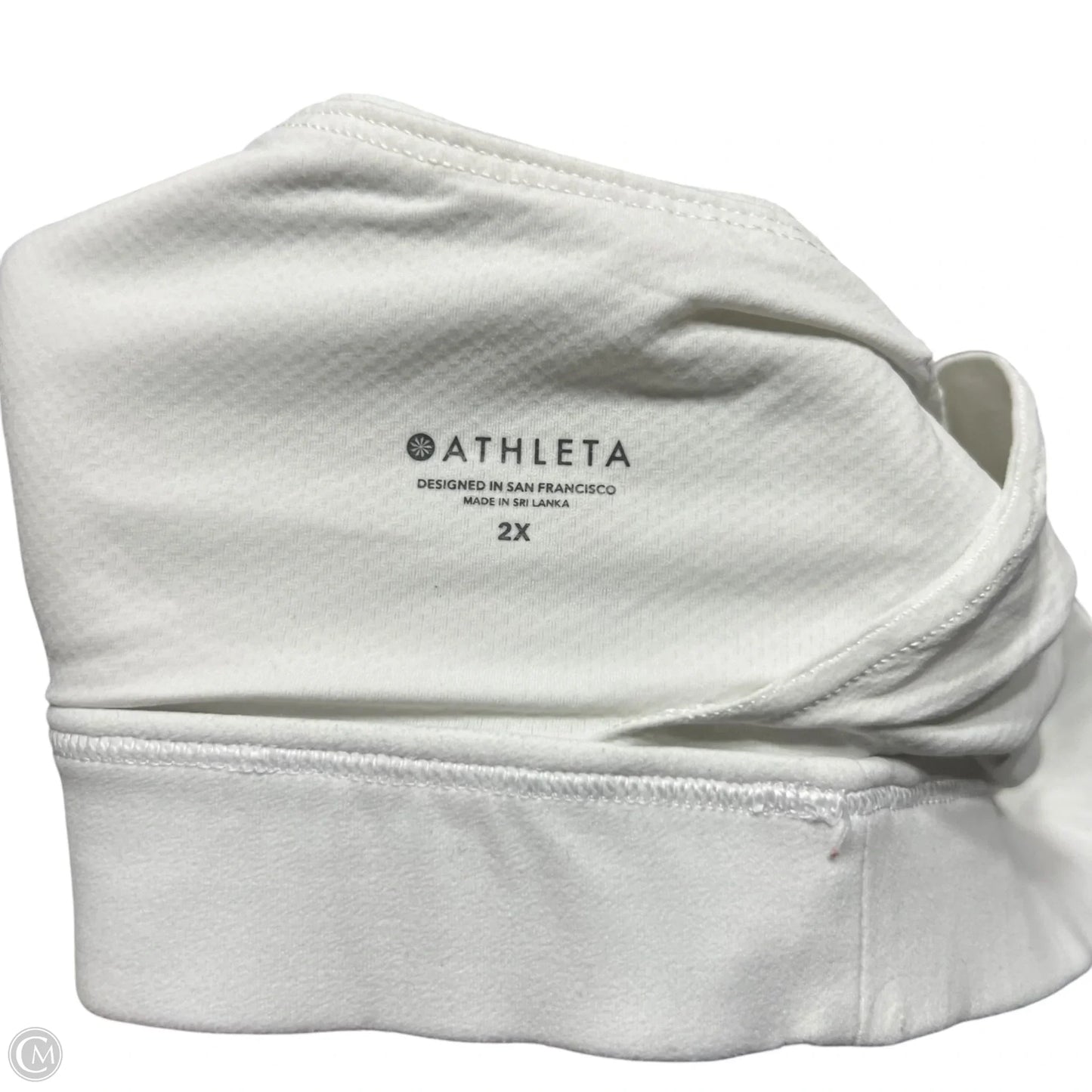 Athletic Bra By Athleta In White, Size: 2x