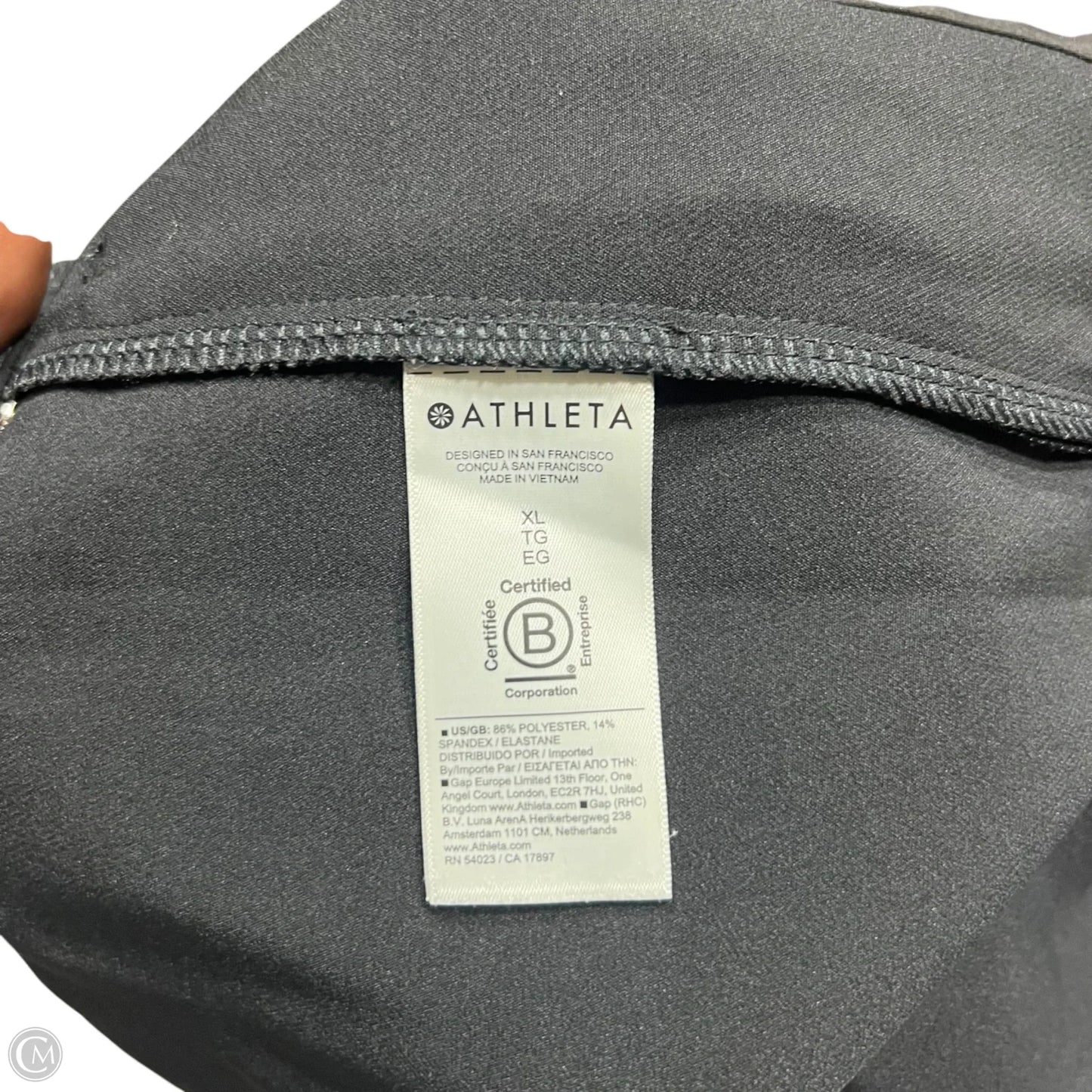 Athletic Pants By Athleta In Black, Size: 16