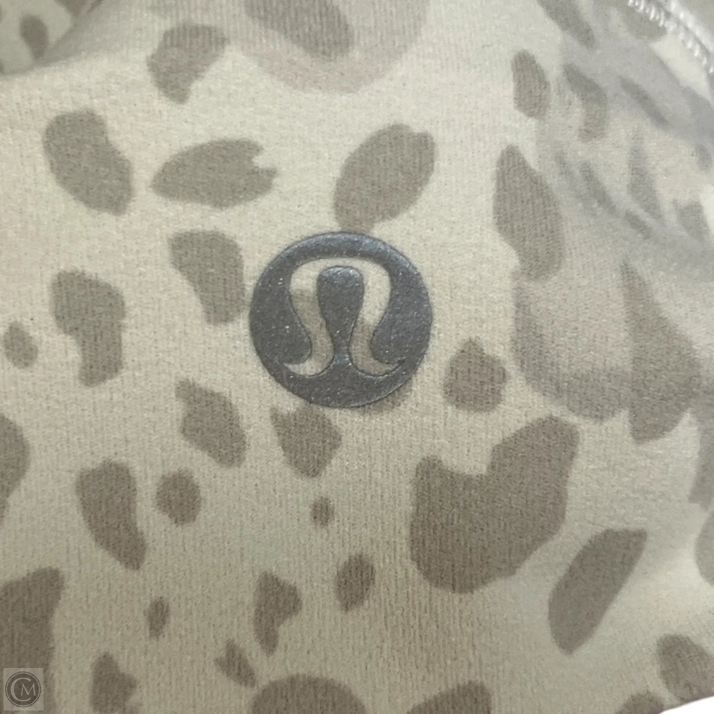 Athletic Bra By Lululemon In Grey & White, Size: S