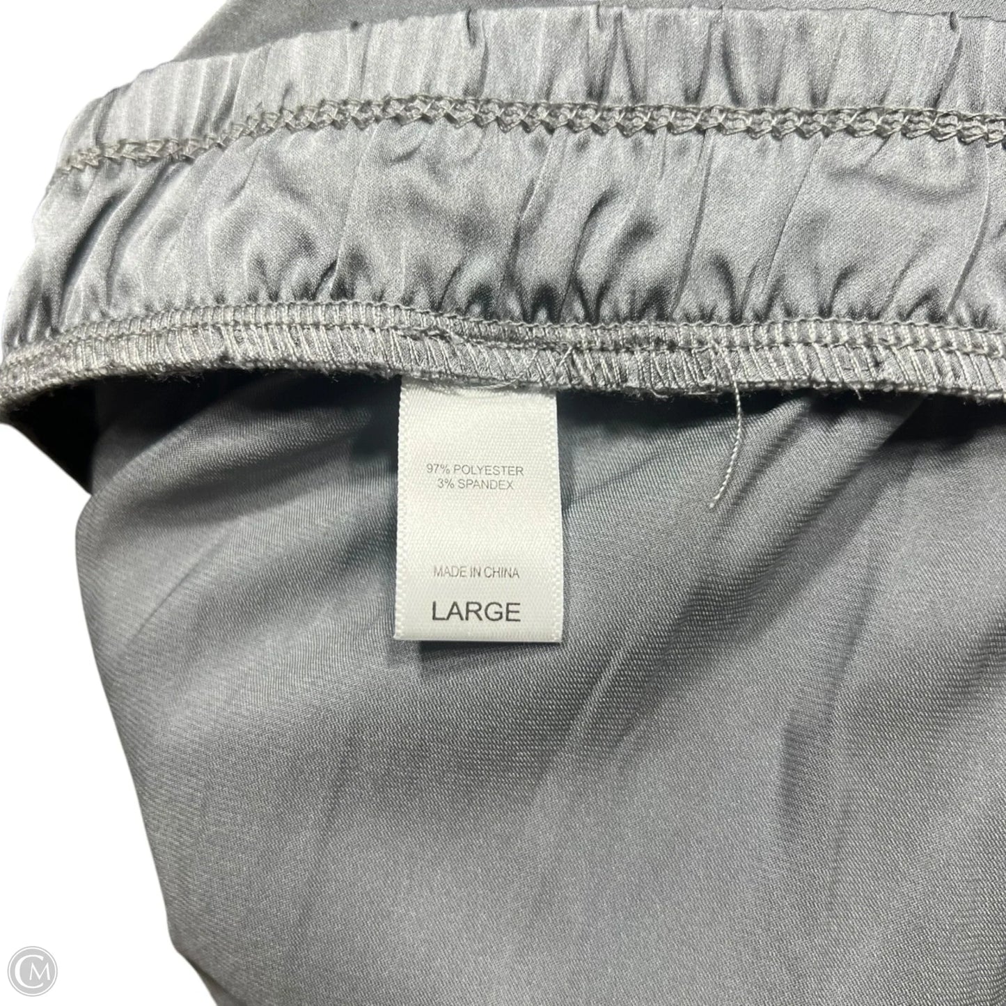 Pants Wide Leg In Grey, Size: L