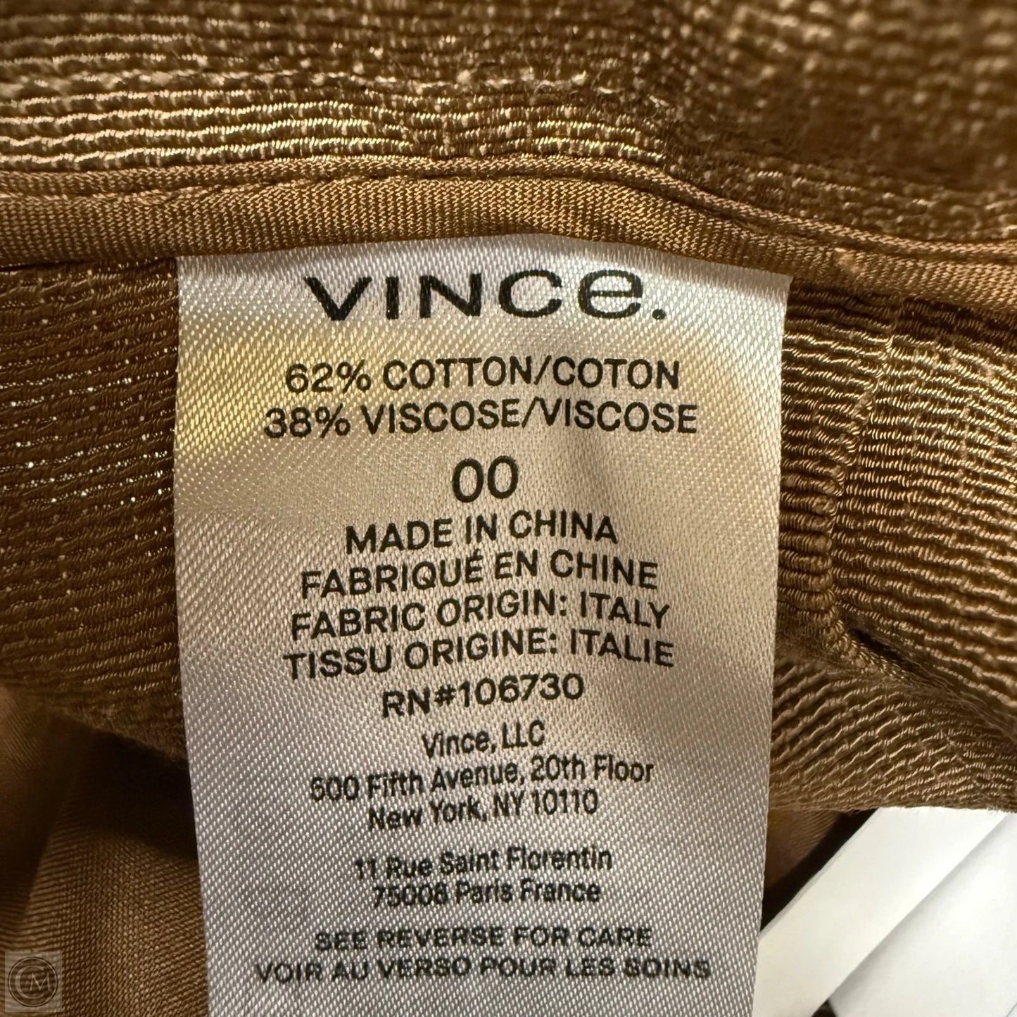 Shorts By Vince In Brown, Size: 0