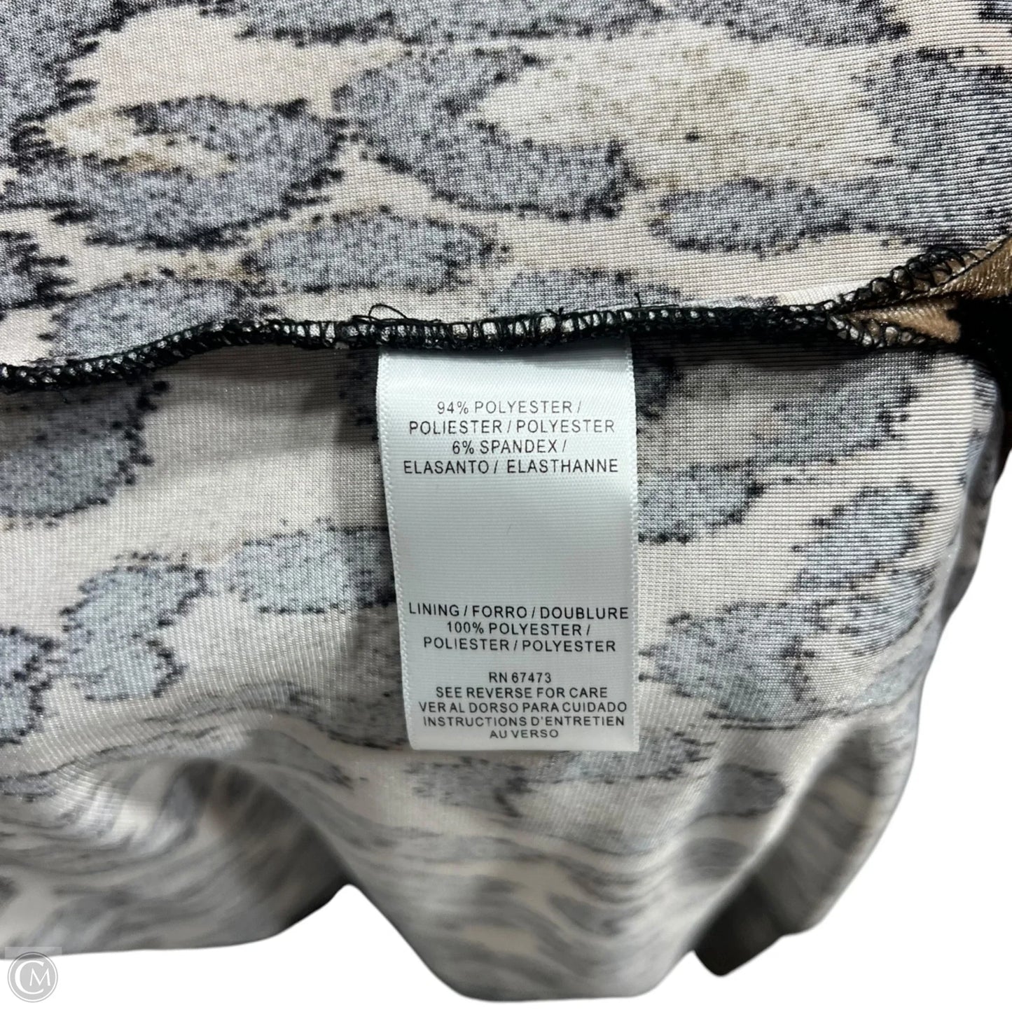 Dress Party Midi By Taylor In Leopard Print, Size: Xl